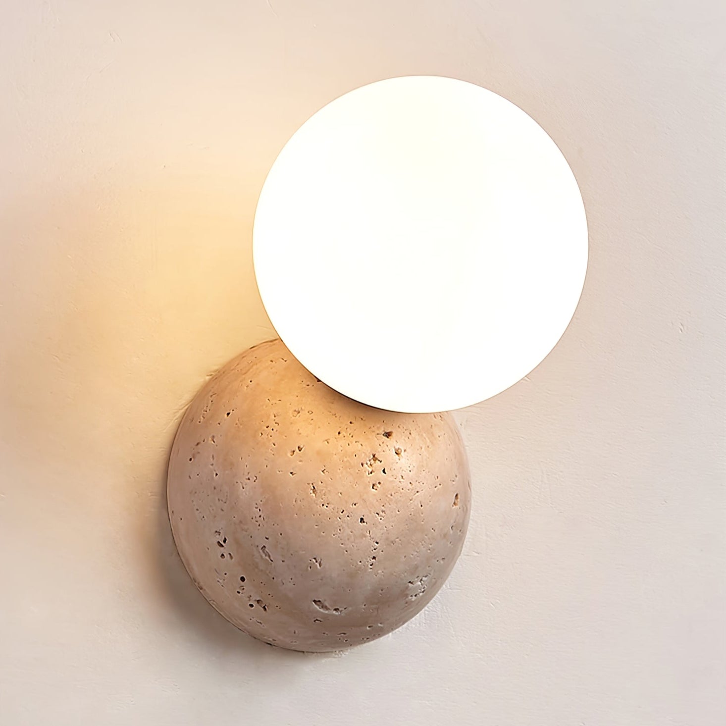 Cethair Travertine Wall Light - Blowlighting