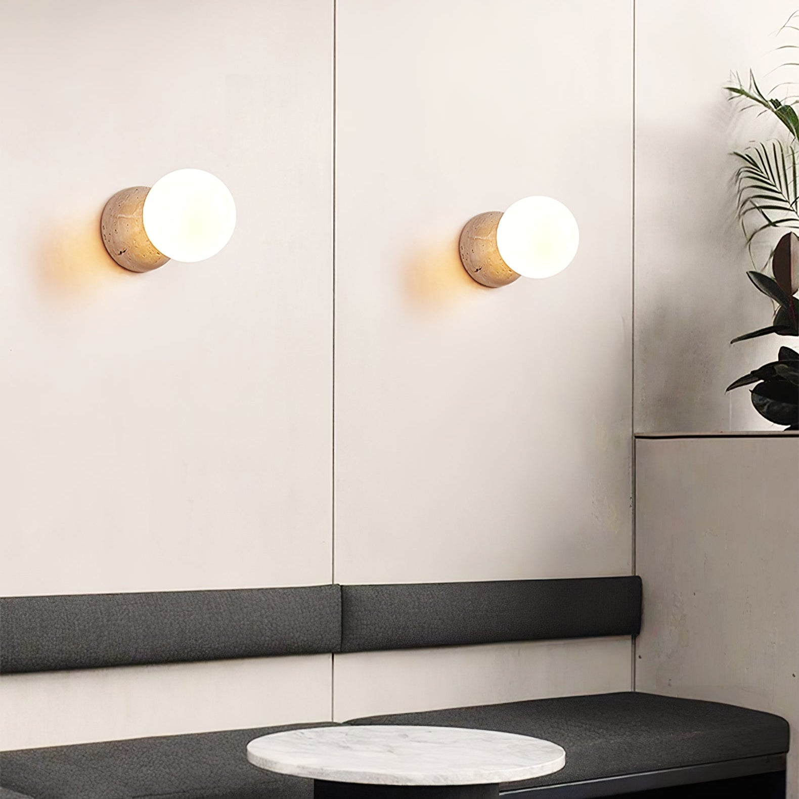 Cethair Travertine Wall Light - Blowlighting