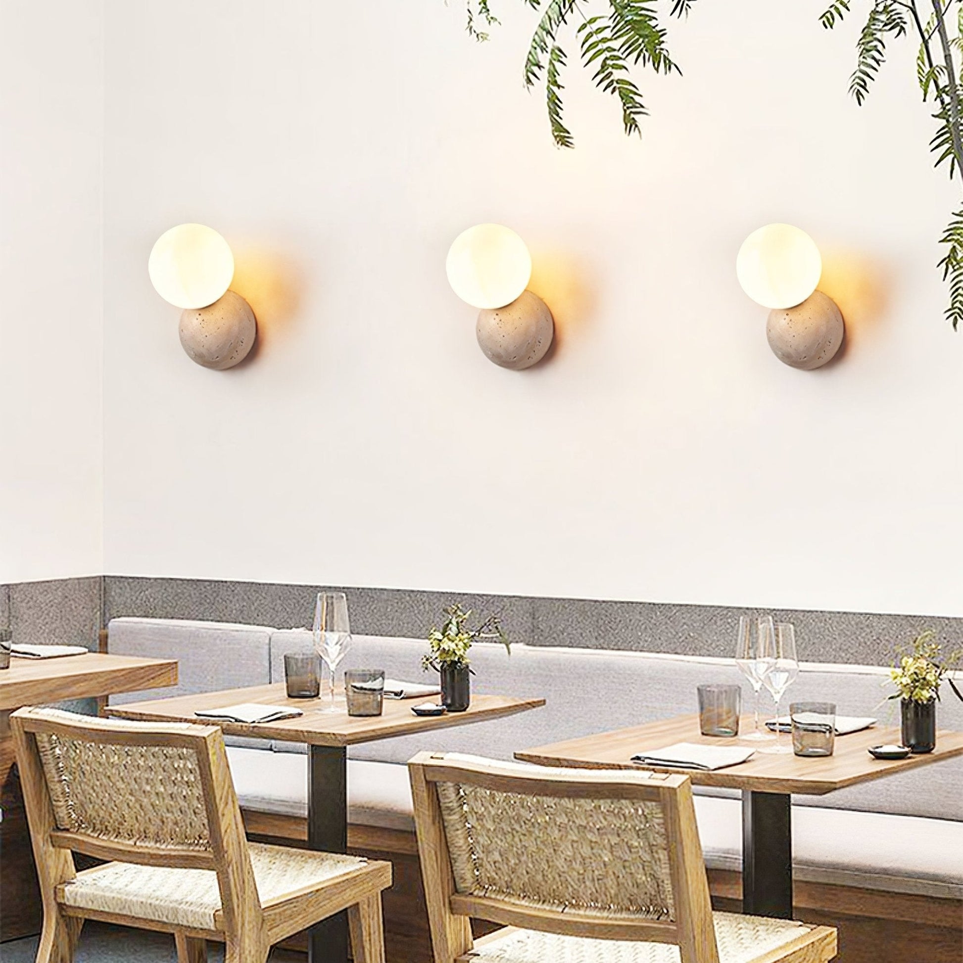 Cethair Travertine Wall Light - Blowlighting