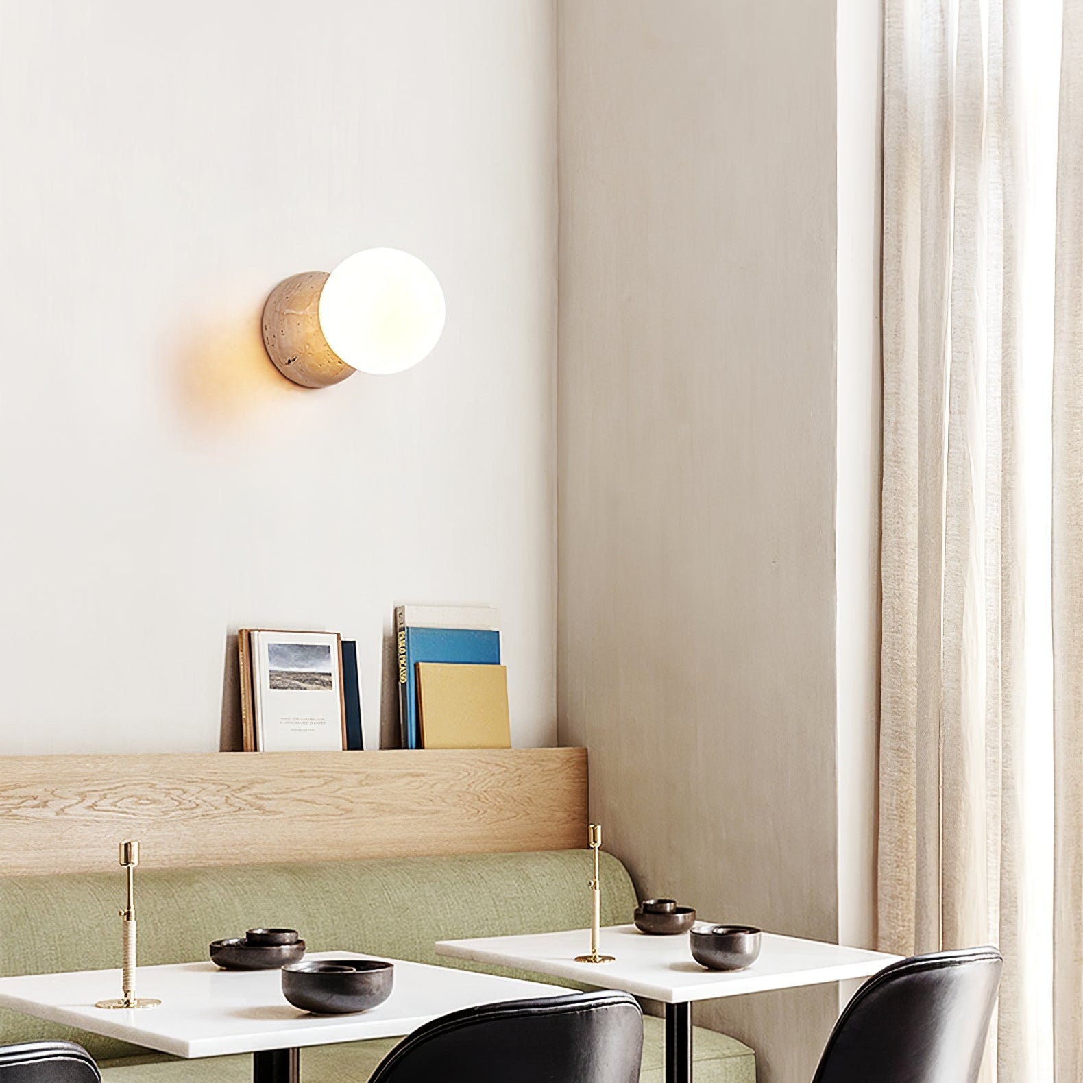 Cethair Travertine Wall Light - Blowlighting