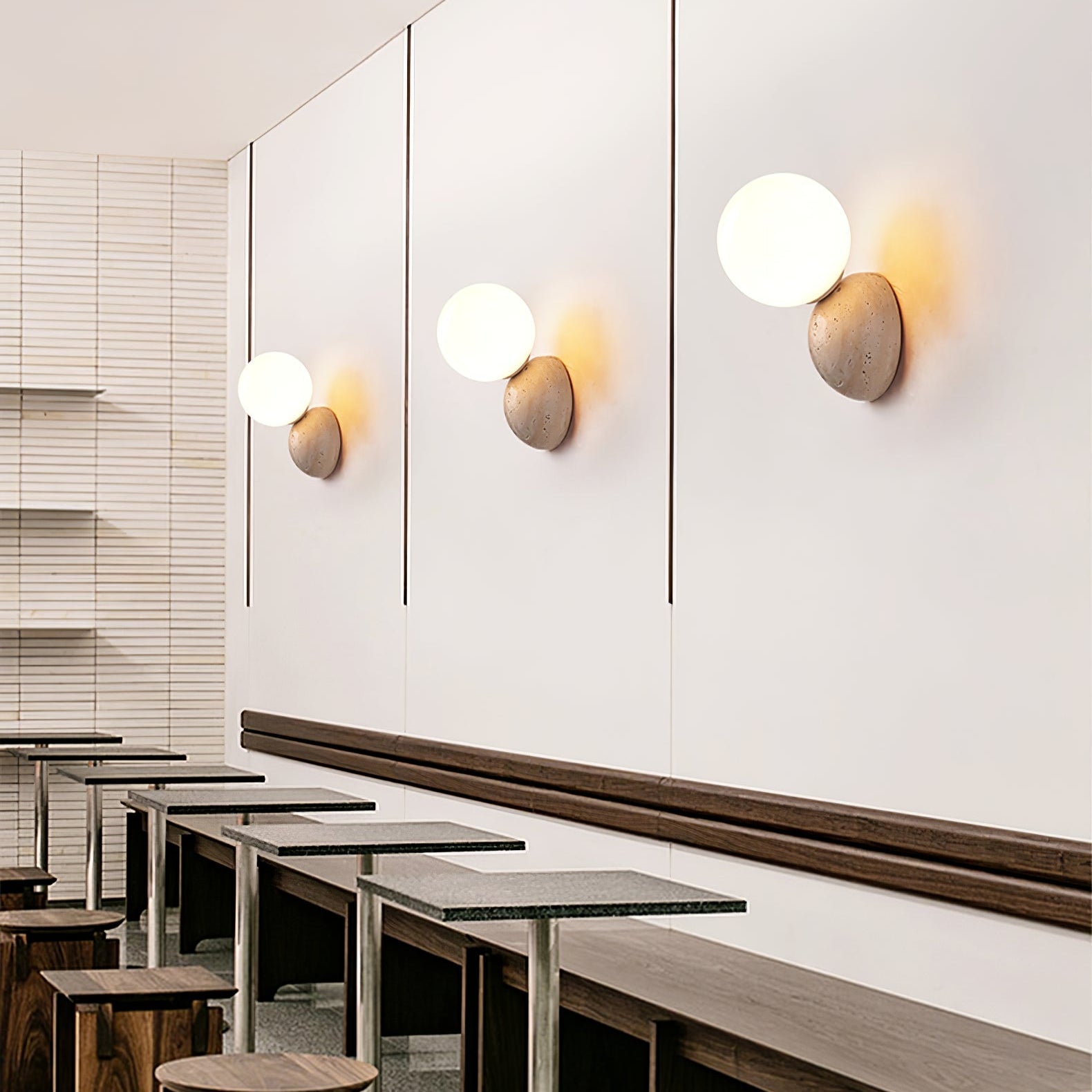 Cethair Travertine Wall Light - Blowlighting