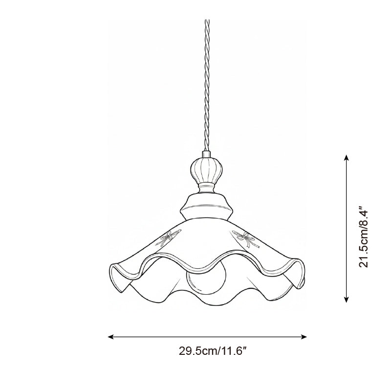 Celine Vintage Ceramics Pendant Light