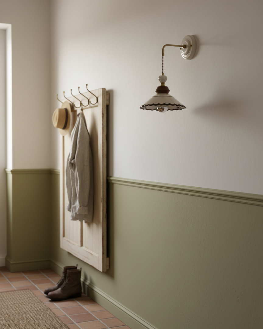 Celine Vintage Ceramics Wall Light