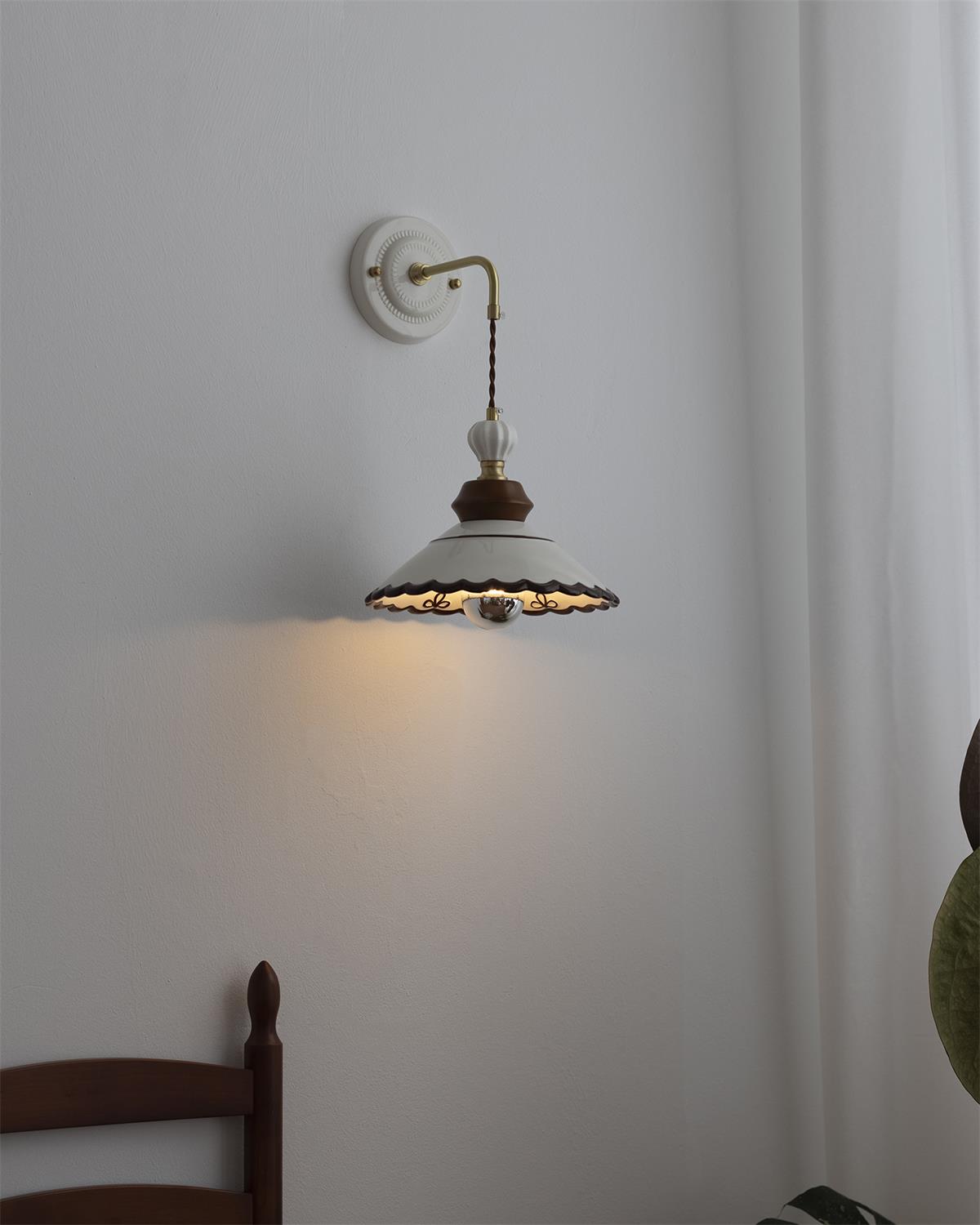 Celine Vintage Ceramics Wall Light