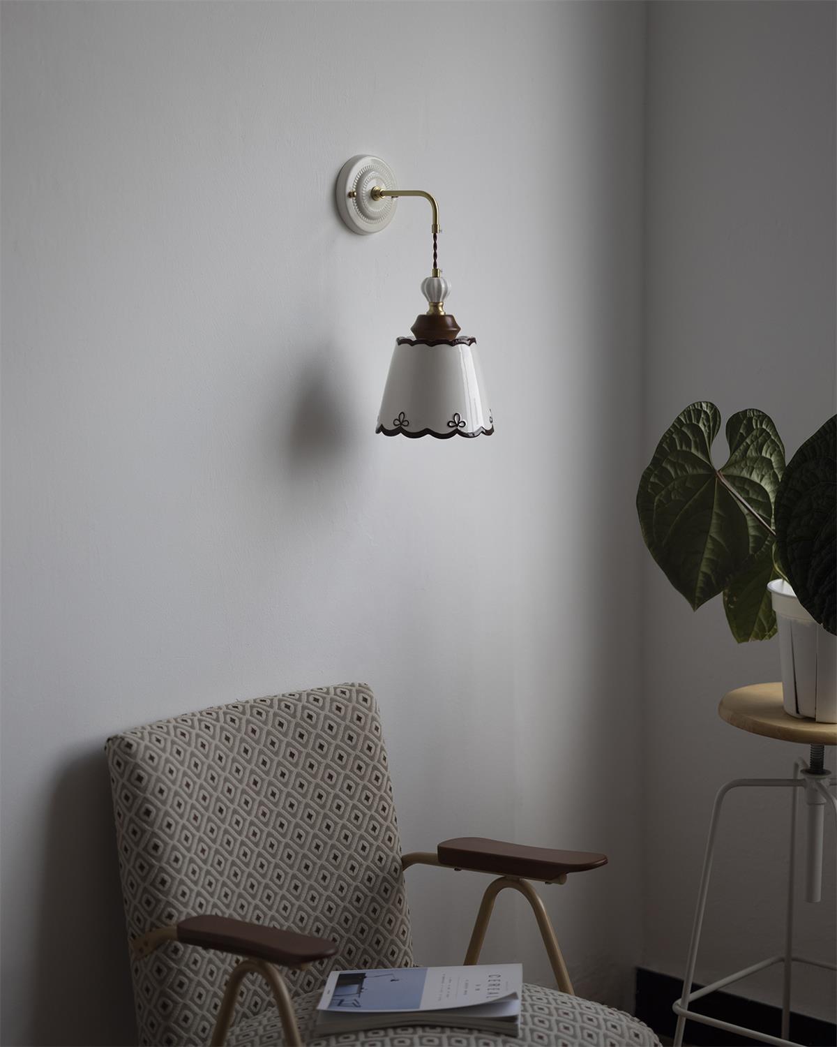 Celine Vintage Ceramics Wall Light