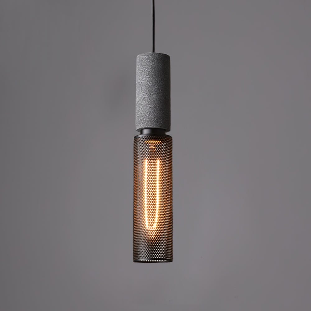 Cement Mesh Pendant Light - Blowlighting
