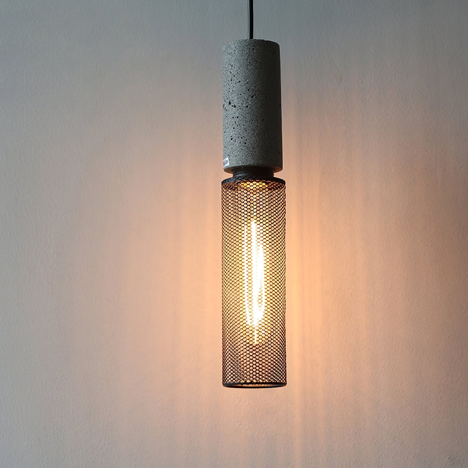 Cement Mesh Pendant Light - Blowlighting