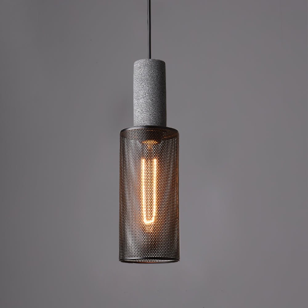 Cement Mesh Pendant Light - Blowlighting