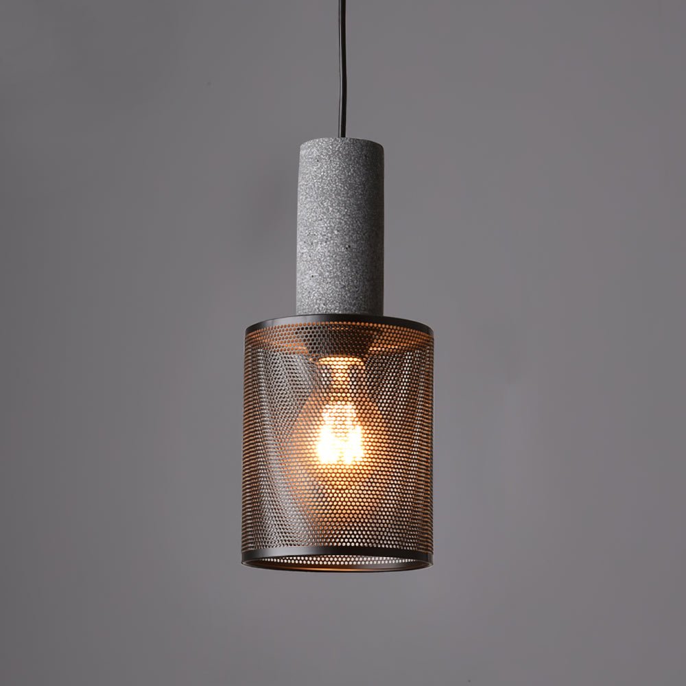 Cement Mesh Pendant Light - Blowlighting