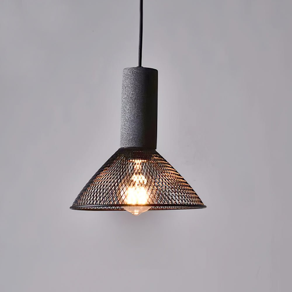 Cement Mesh Pendant Light - Blowlighting
