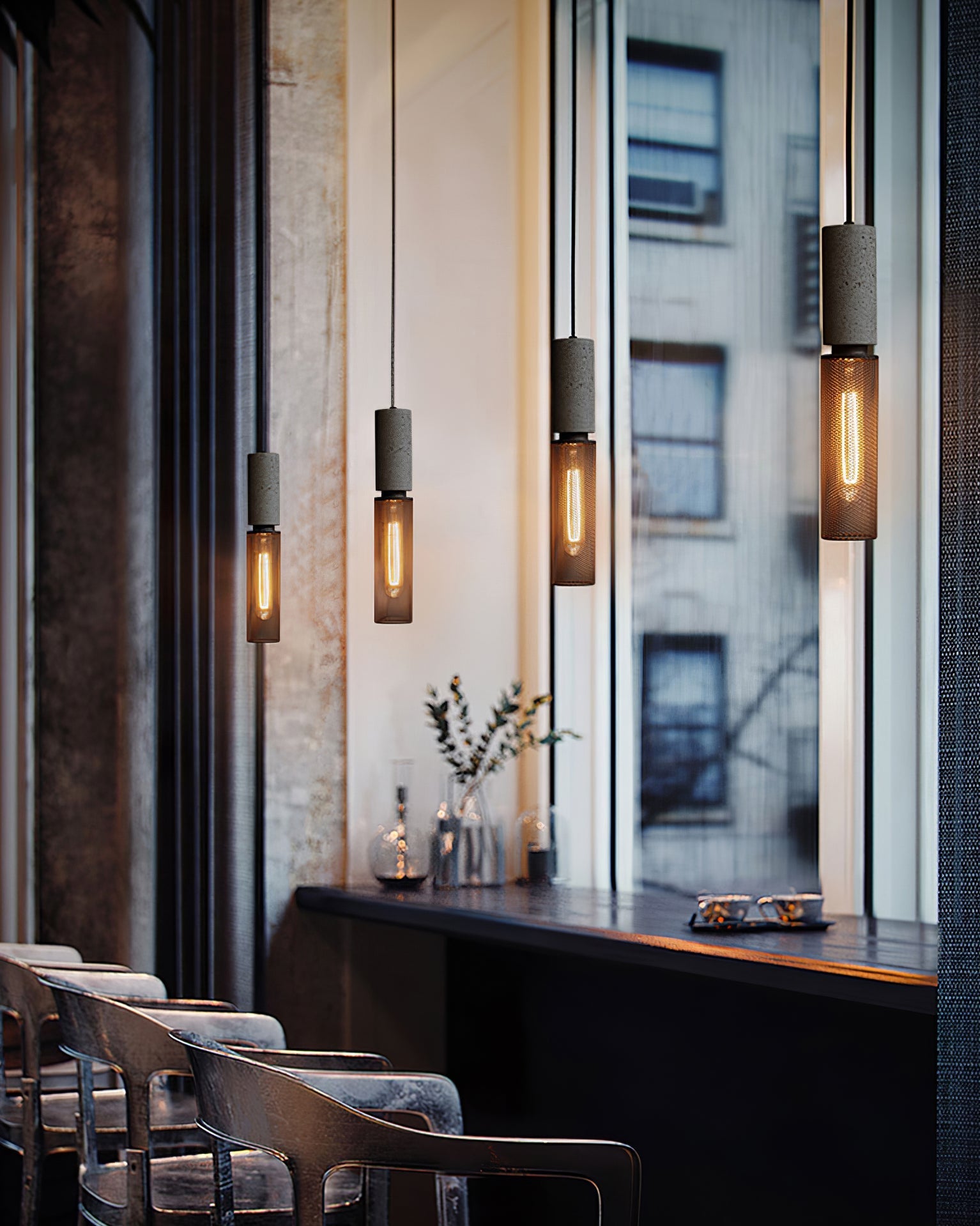 Cement Mesh Pendant Light - Blowlighting