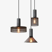 Cement Mesh Pendant Light - Blowlighting