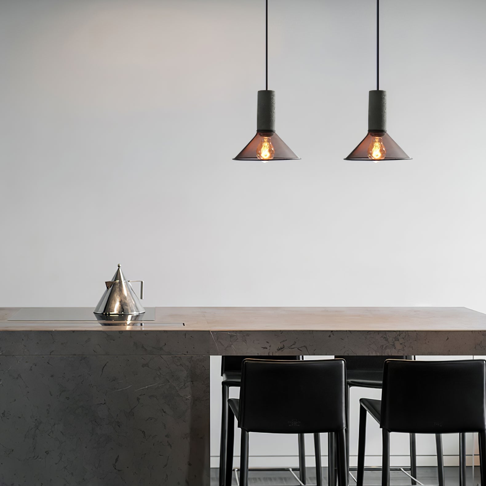 Cement Mesh Pendant Light - Blowlighting