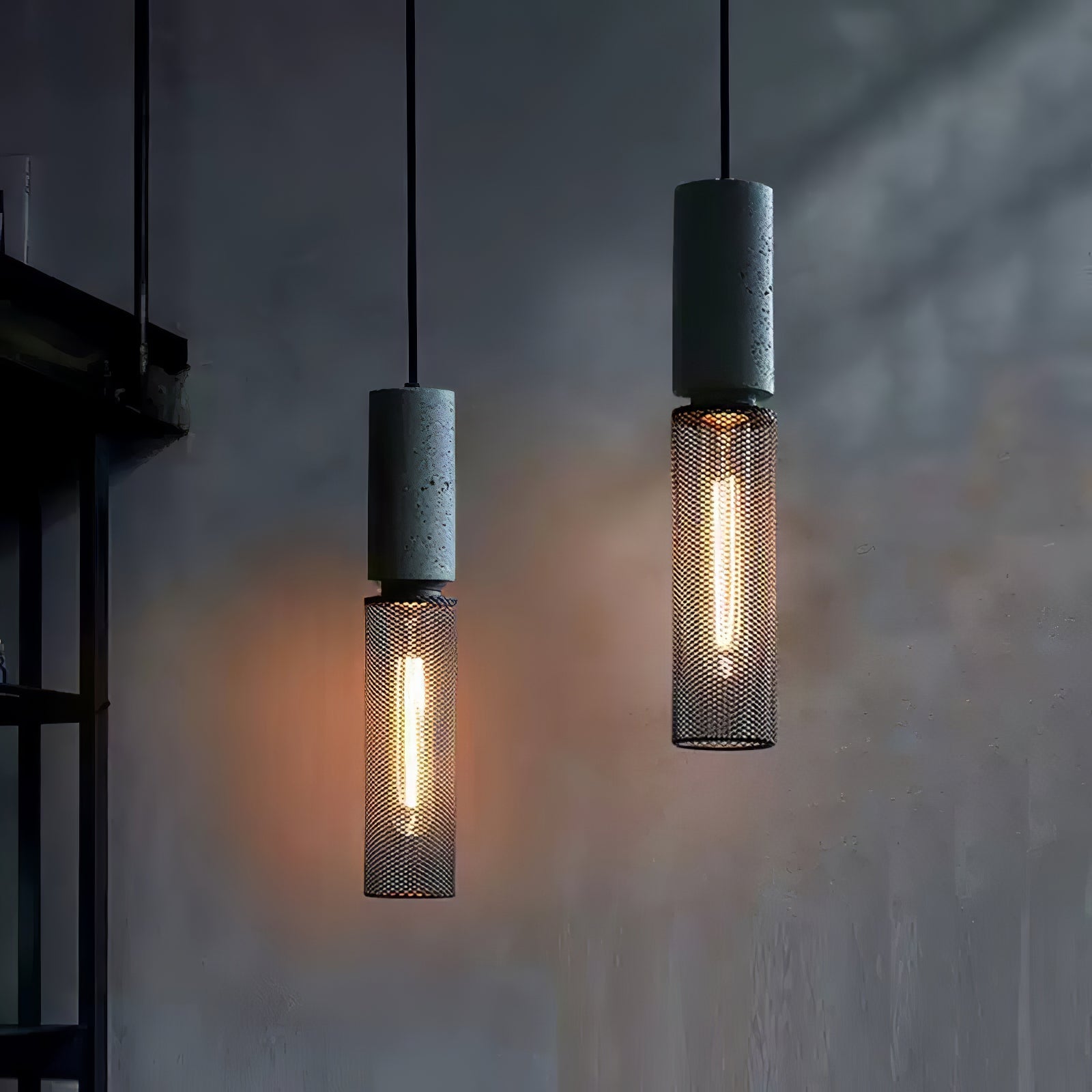 Cement Mesh Pendant Light - Blowlighting