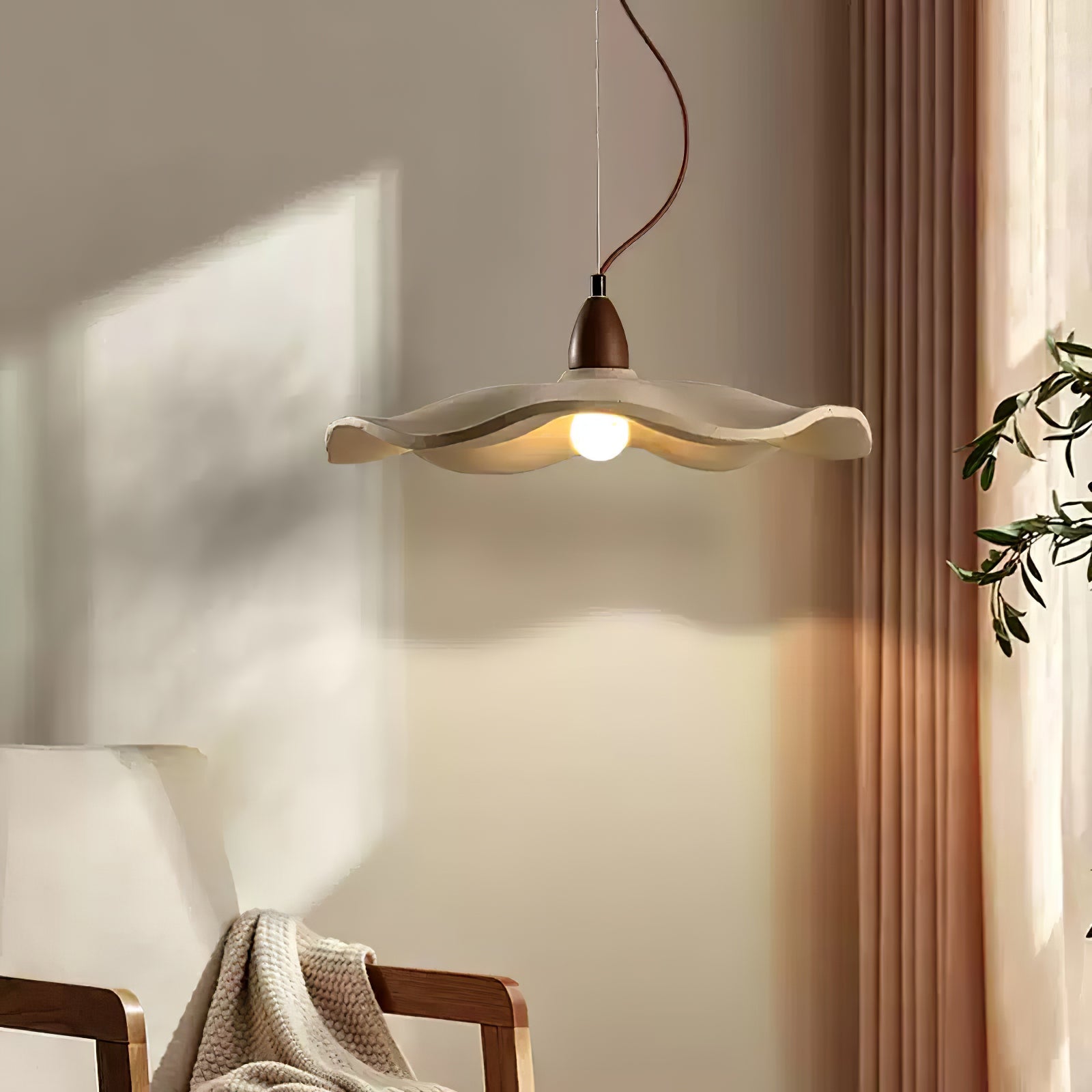 Cement Wave Pendant Light - Blowlighting