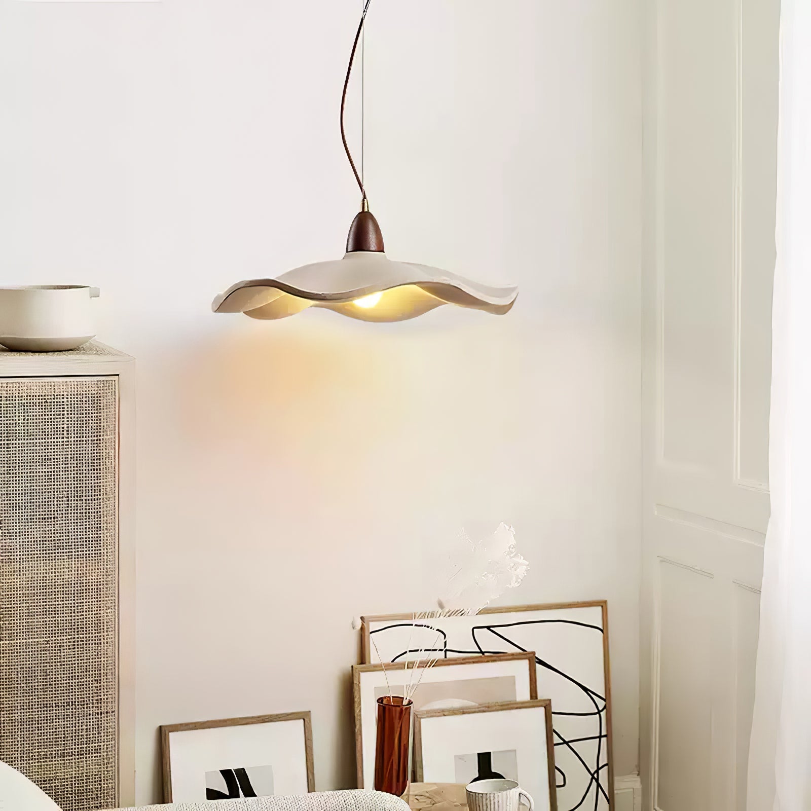 Cement Wave Pendant Light - Blowlighting