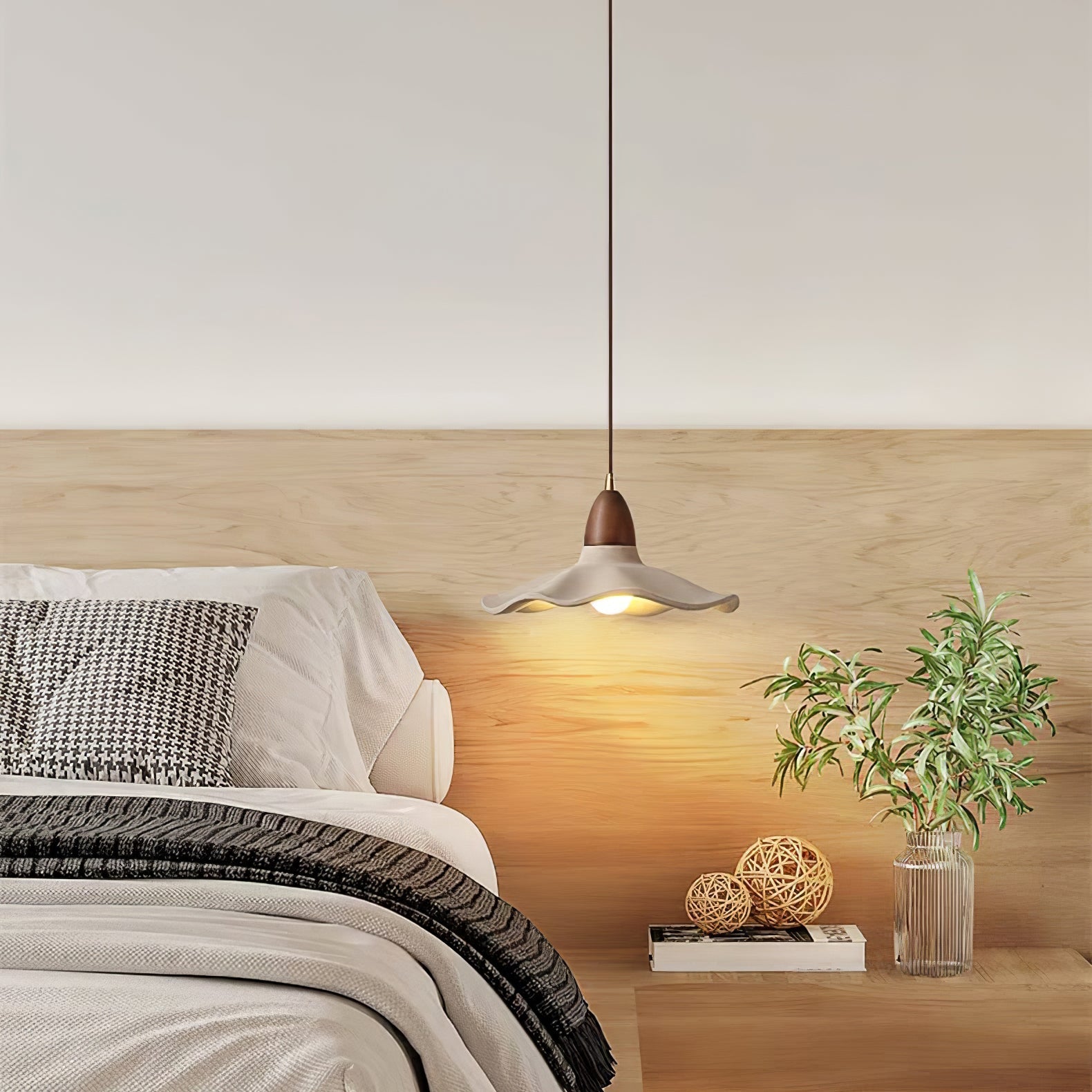 Cement Wave Pendant Light - Blowlighting