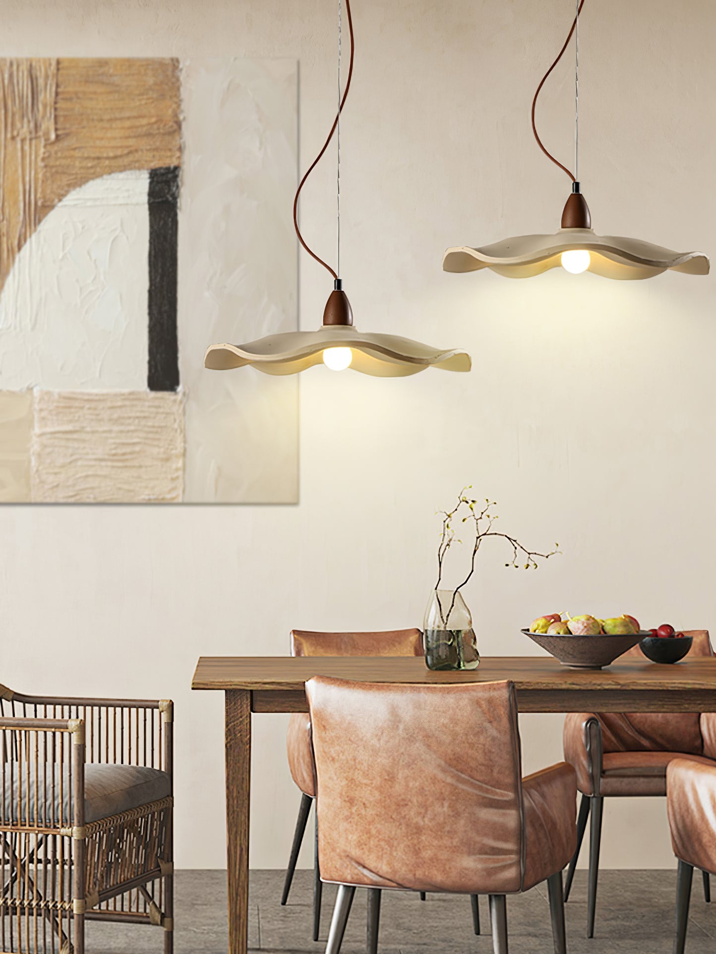 Cement Wave Pendant Light - Blowlighting