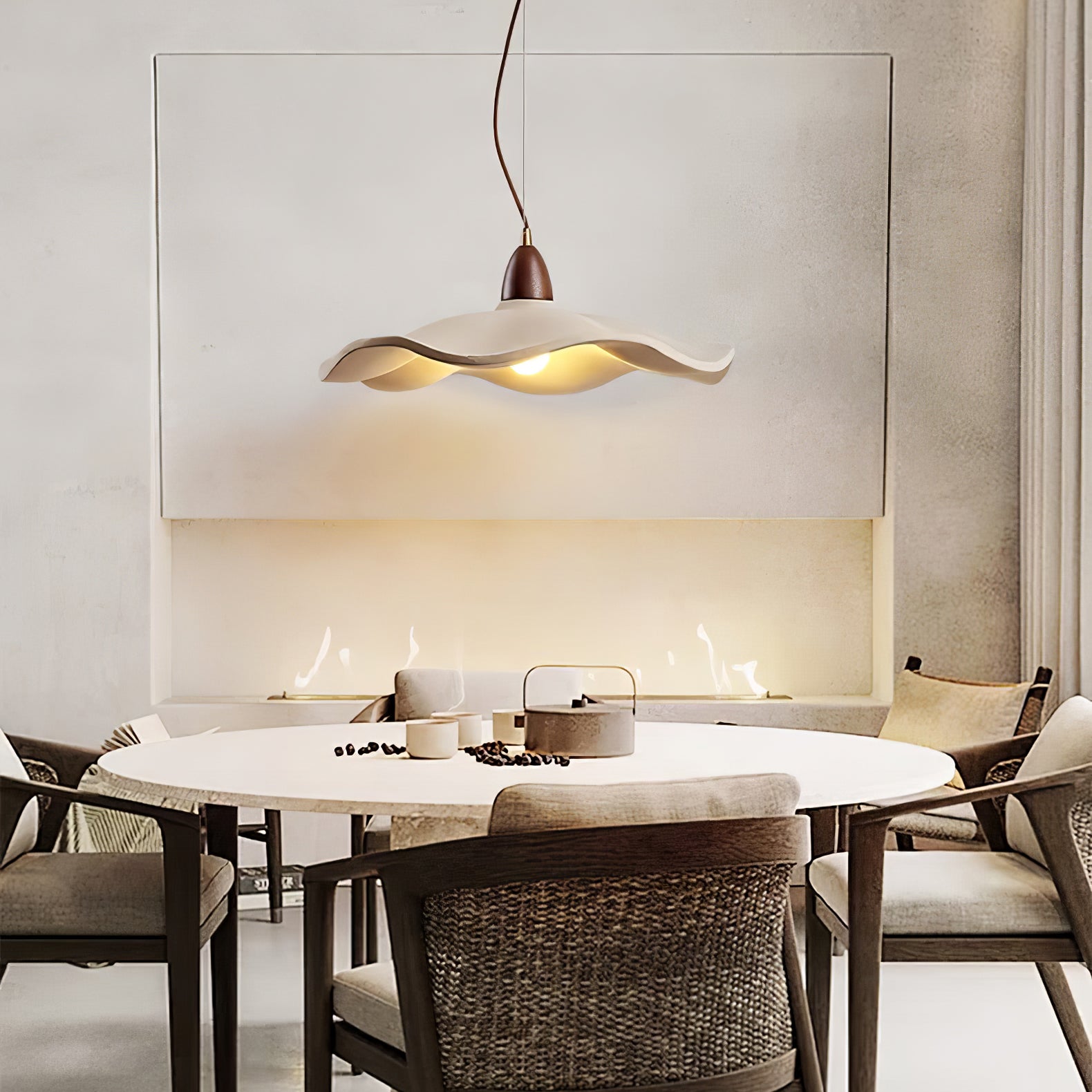 Cement Wave Pendant Light - Blowlighting
