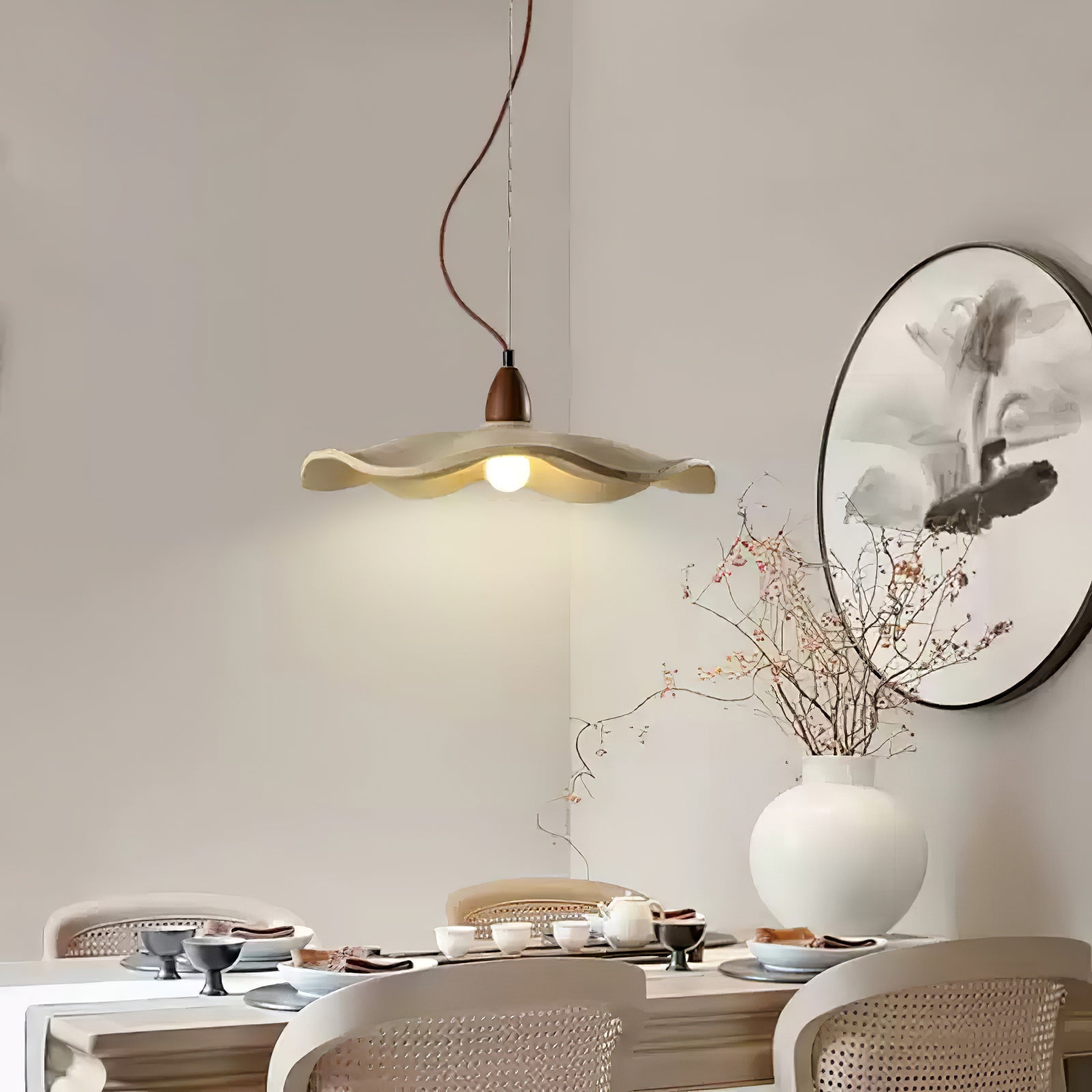 Cement Wave Pendant Light - Blowlighting