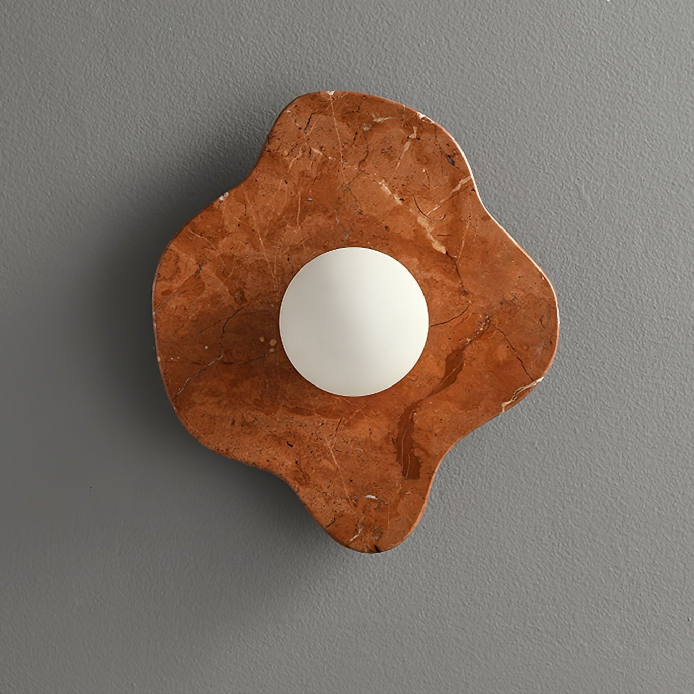Bloom Rustic Marble Wall Lamp - Blowlighting