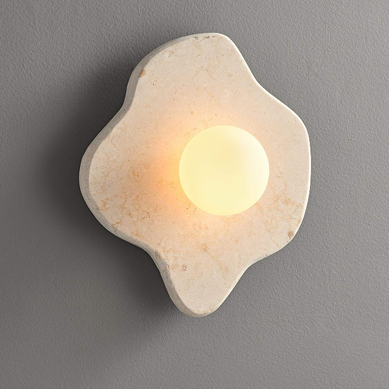 Bloom Rustic Marble Wall Lamp - Blowlighting