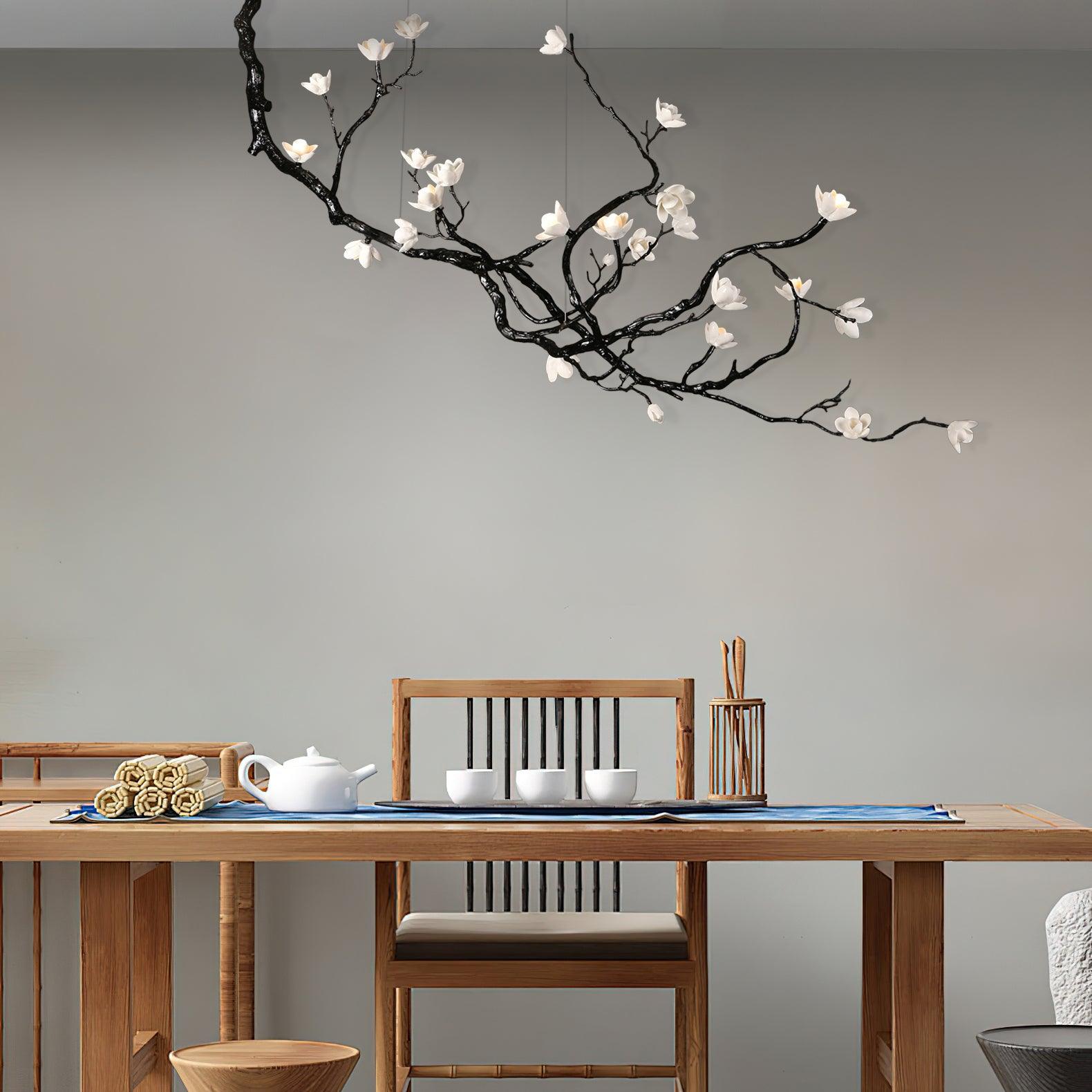 Ceramic Flower Chandelier - Blowlighting