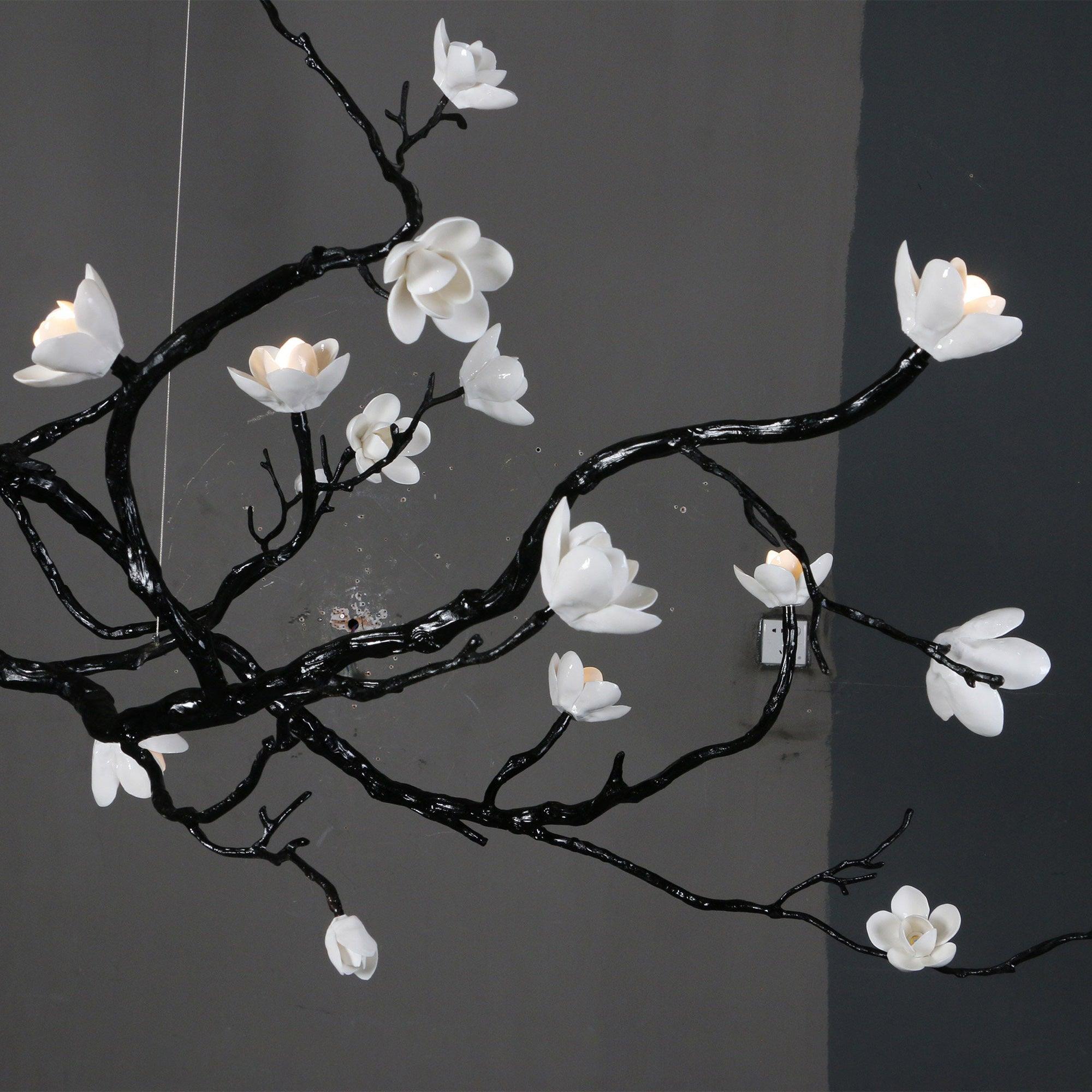 Ceramic Flower Chandelier - Blowlighting