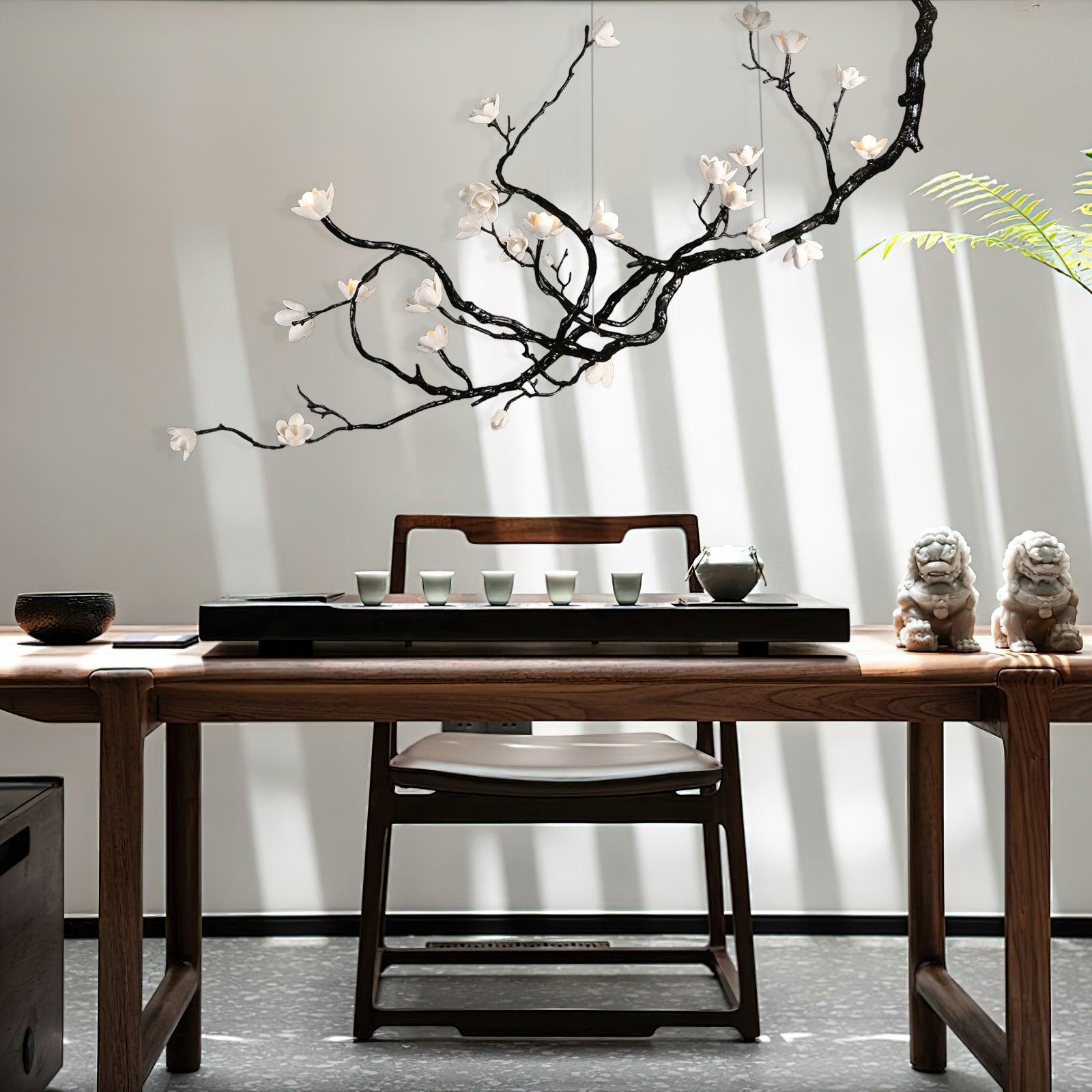 Ceramic Flower Chandelier - Blowlighting