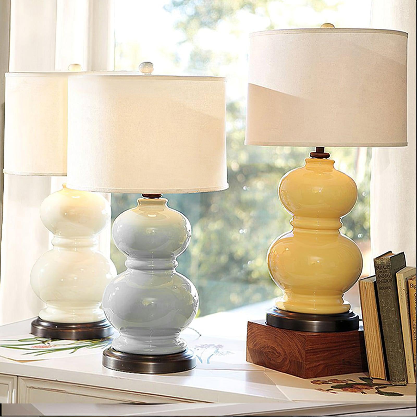 Ceramic Gourd Table Lamp - Blowlighting