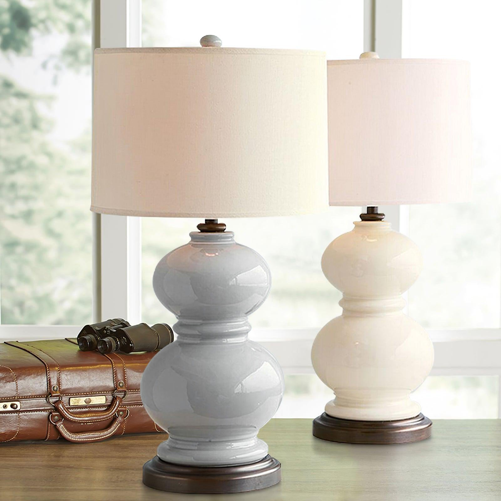Ceramic Gourd Table Lamp - Blowlighting
