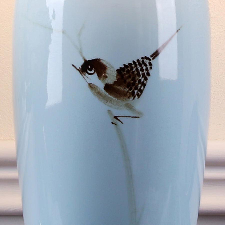 Sparrow Oriental Ceramic Desk Lamp - Blowlighting
