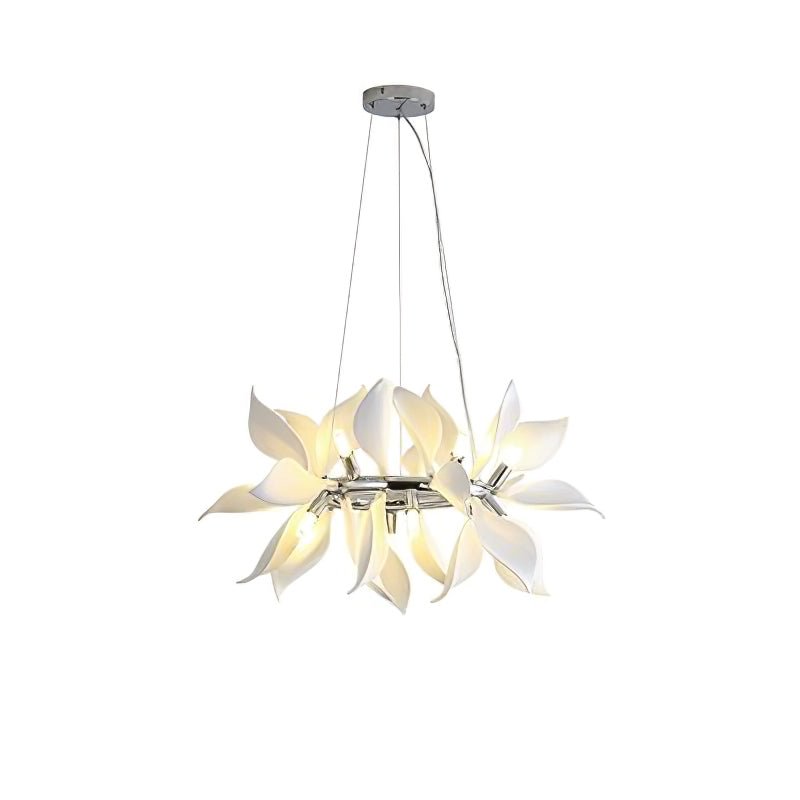 Ceramic Petals Blooming Chandelier - Blowlighting