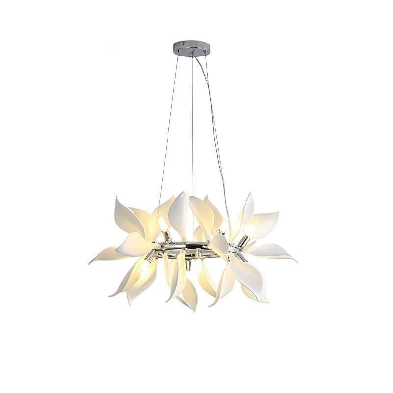 Ceramic Petals Blooming Chandelier - Blowlighting