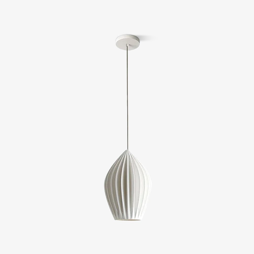 Ceramic Ribbed Pendant Light - Blowlighting