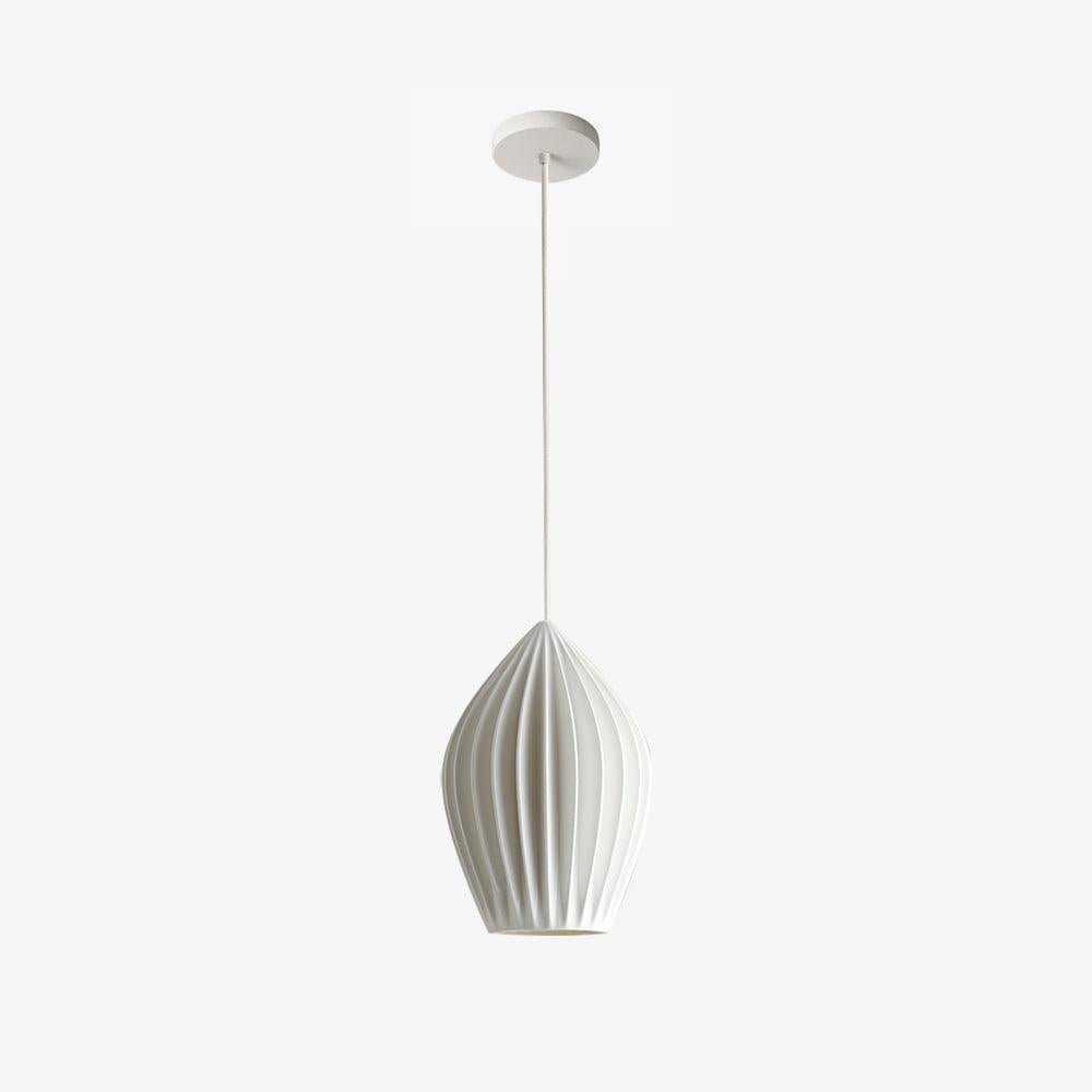Ceramic Ribbed Pendant Light - Blowlighting