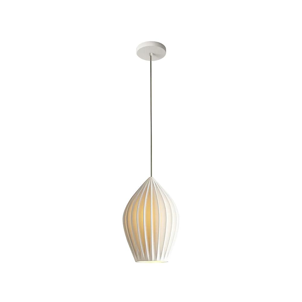 Ceramic Ribbed Pendant Light - Blowlighting