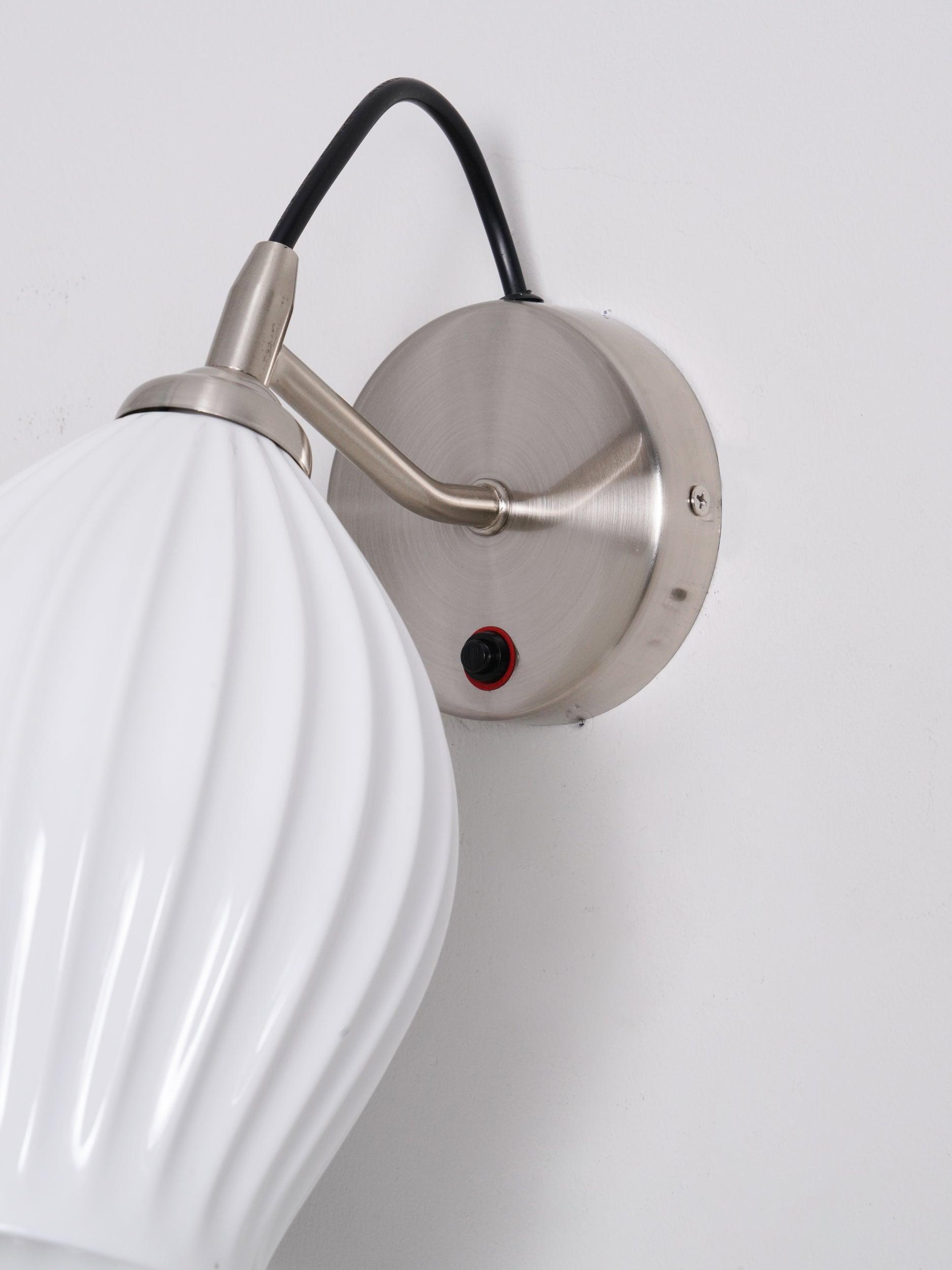 Zotalisra Modern Minimalist Ribbed Ceramic Wall light - Blowlighting