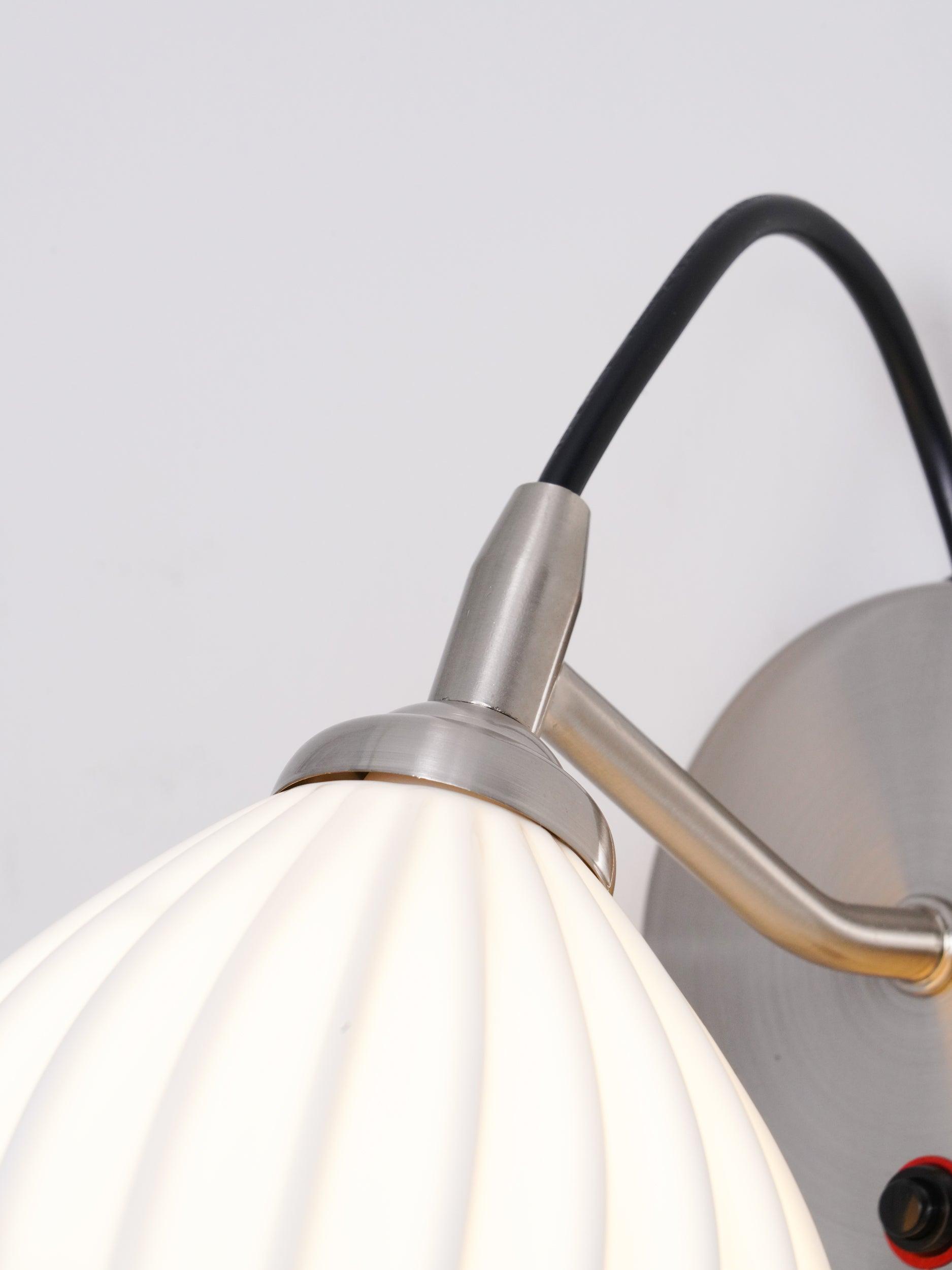 Zotalisra Modern Minimalist Ribbed Ceramic Wall light - Blowlighting