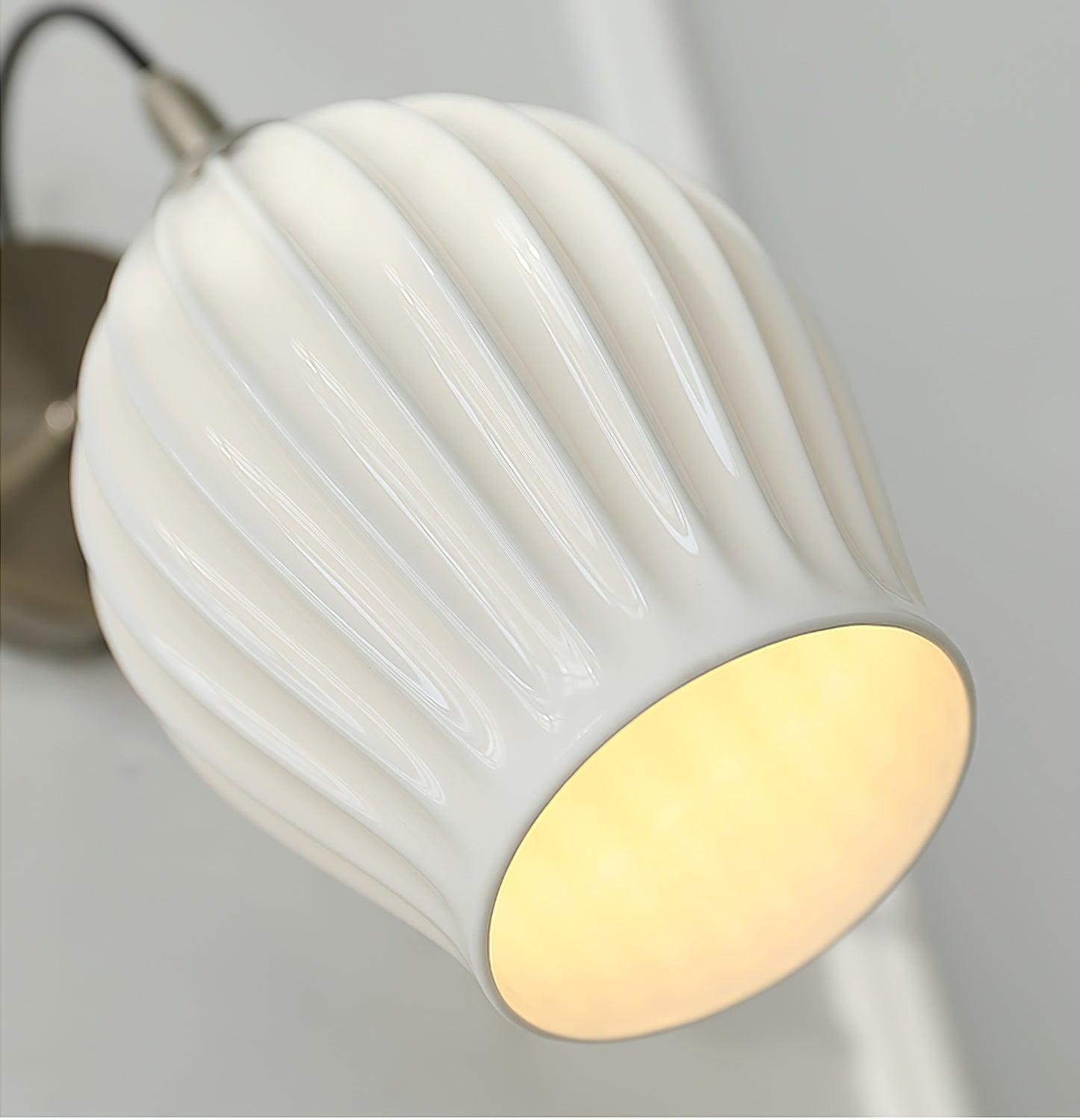 Zotalisra Modern Minimalist Ribbed Ceramic Wall light - Blowlighting