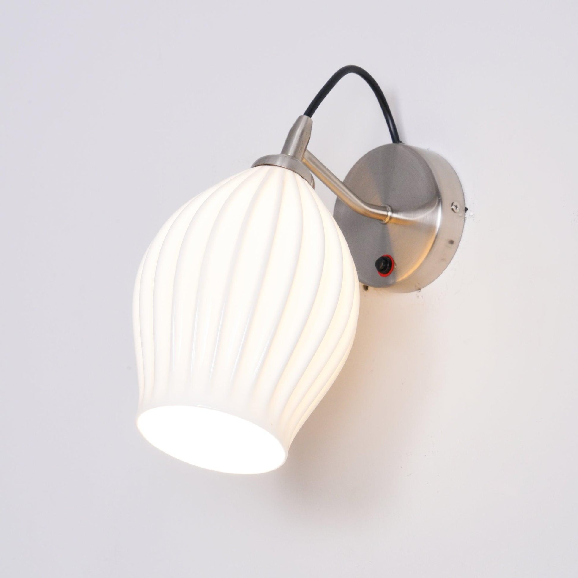 Zotalisra Modern Minimalist Ribbed Ceramic Wall light - Blowlighting