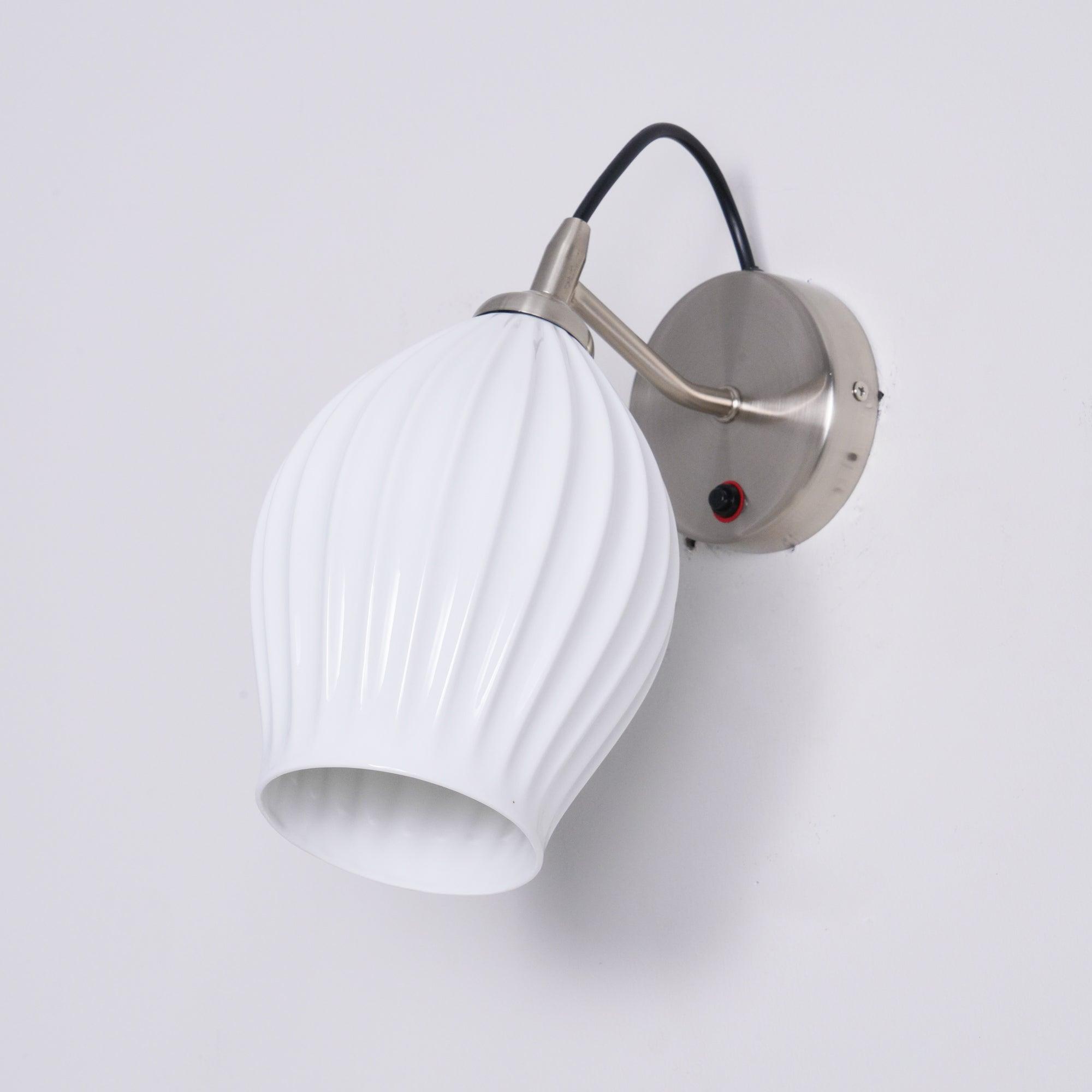 Zotalisra Modern Minimalist Ribbed Ceramic Wall light - Blowlighting