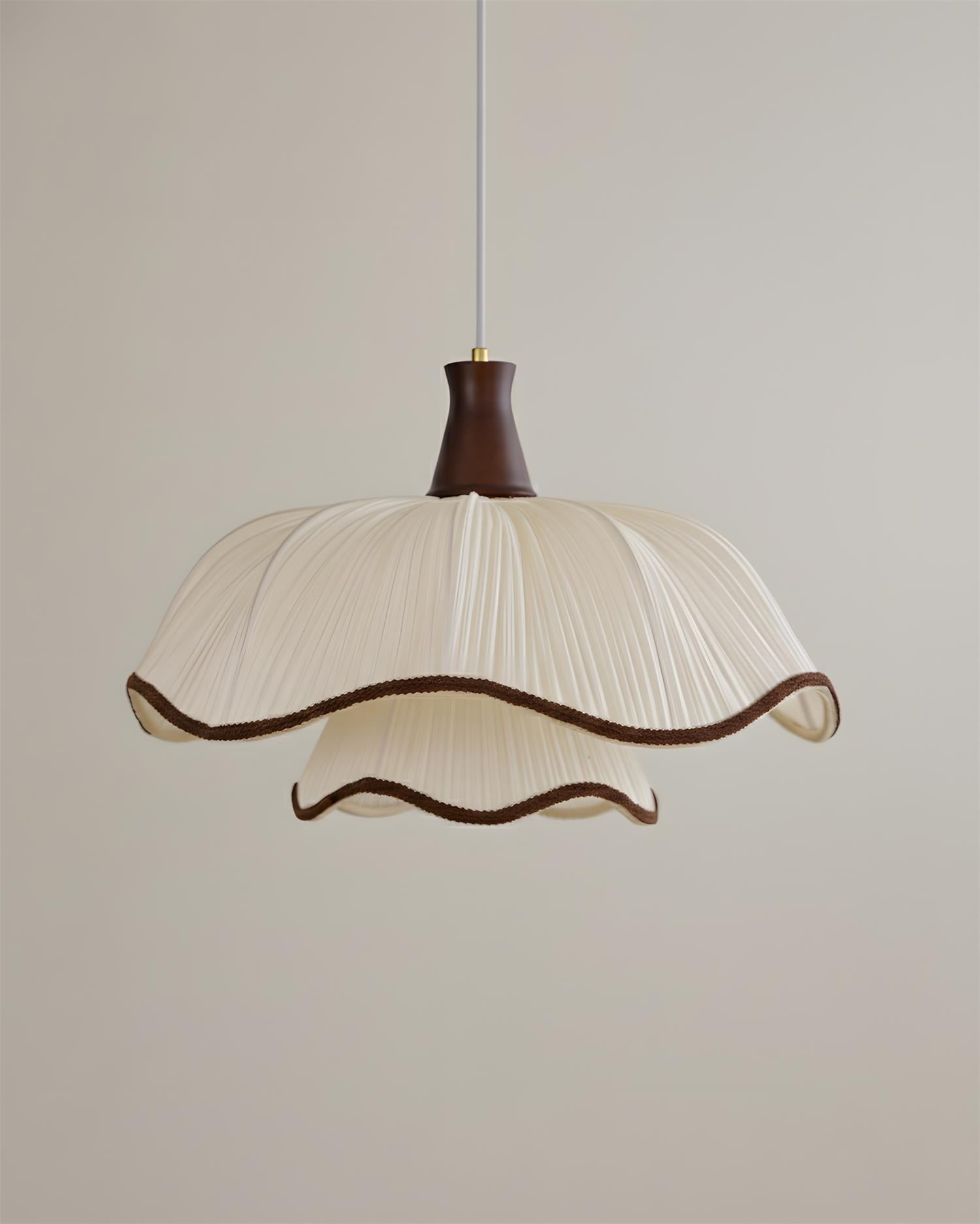 Ceriva Rustic Fabric Pendant Light