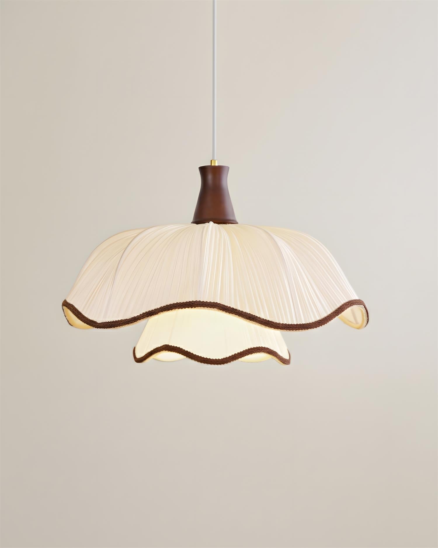 Ceriva Rustic Fabric Pendant Light