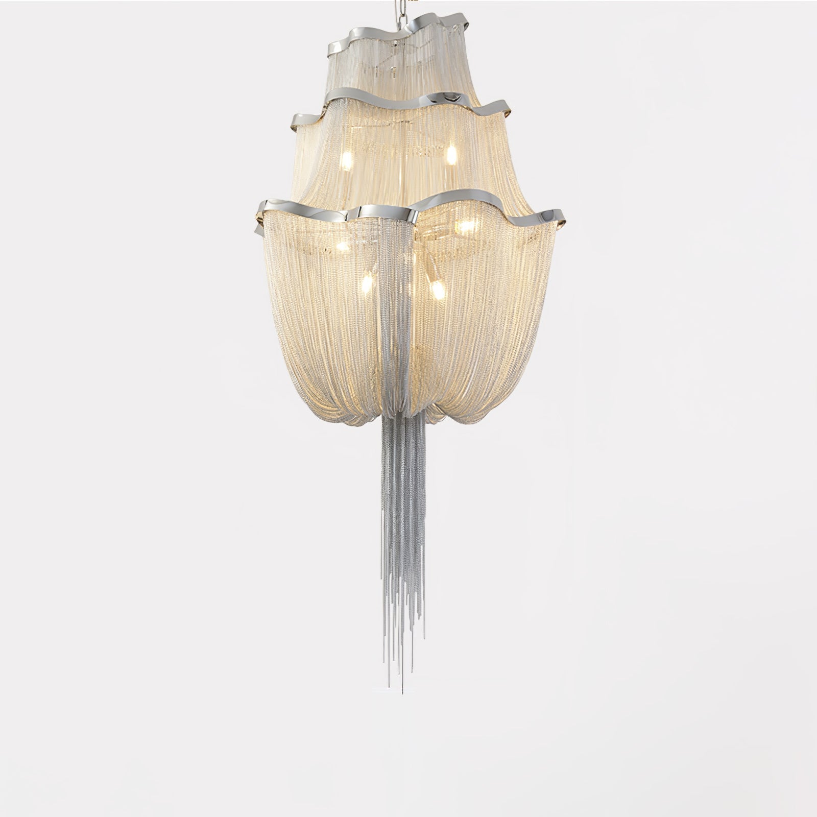 Chains Shimmering Chandelier - Blowlighting