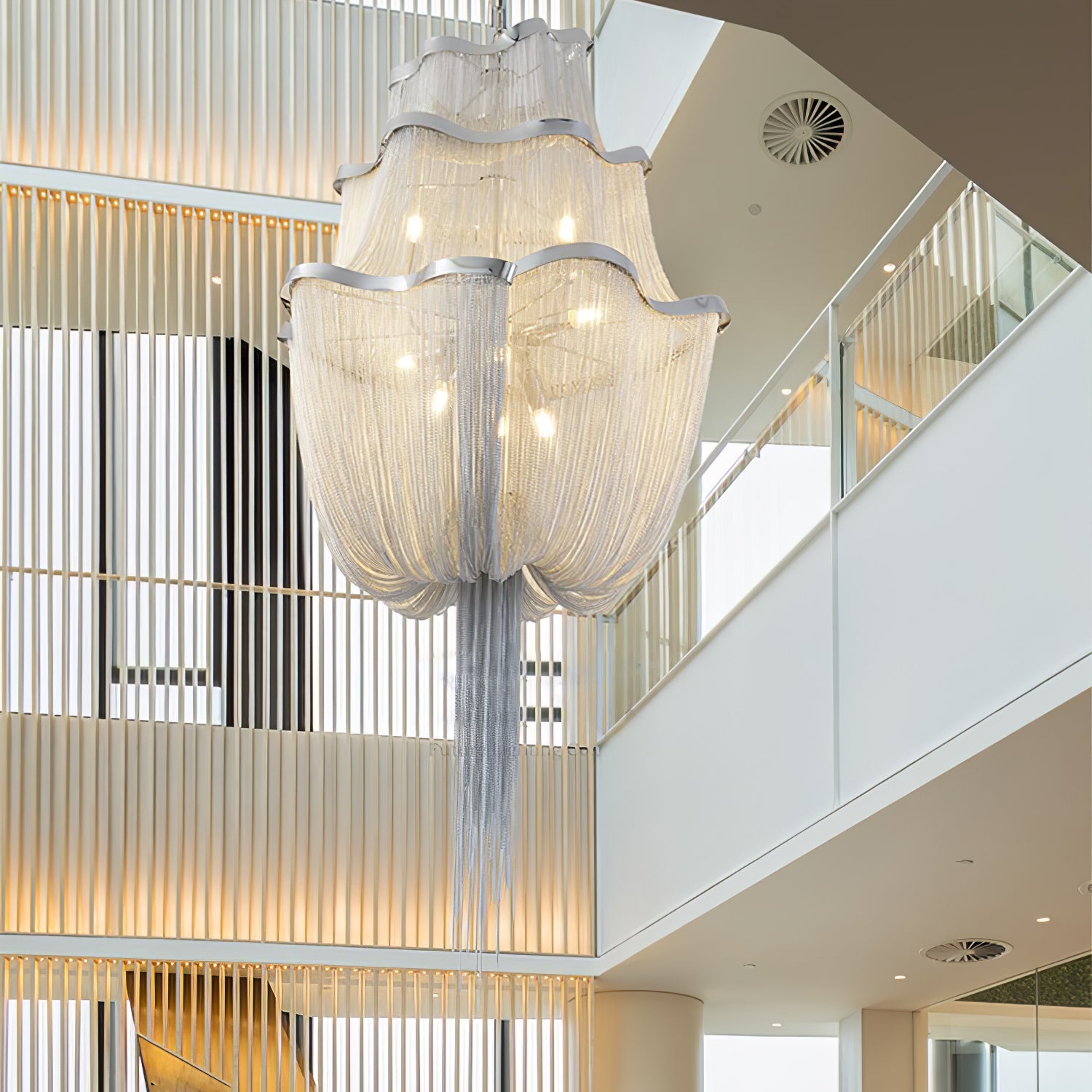Chains Shimmering Chandelier - Blowlighting