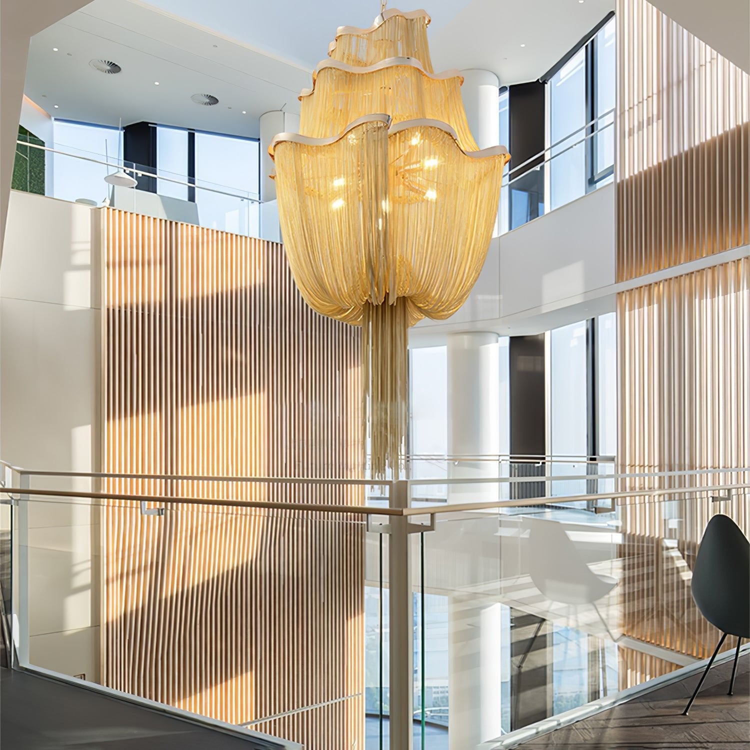 Chains Shimmering Chandelier - Blowlighting