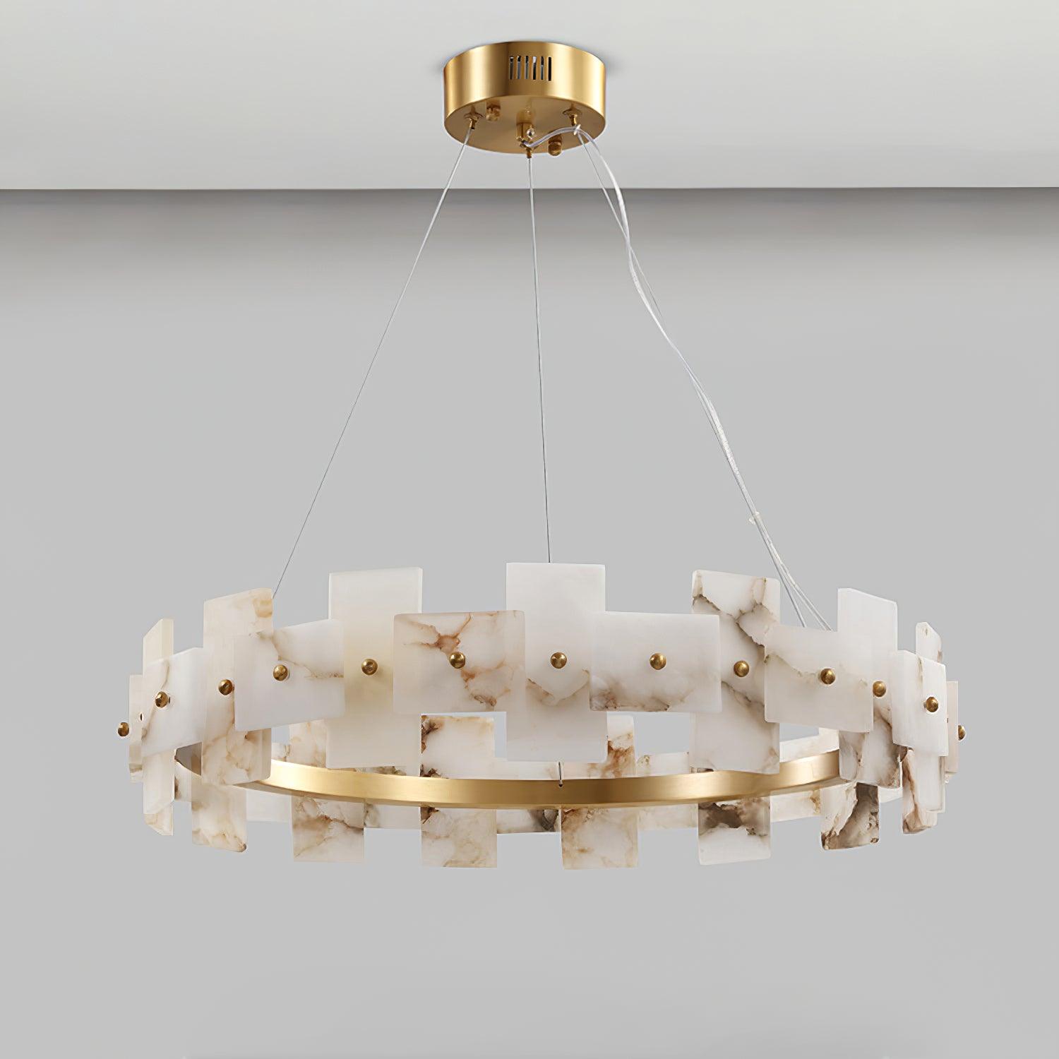 Casolarae Alabaster Chandelier Light - Blowlighting