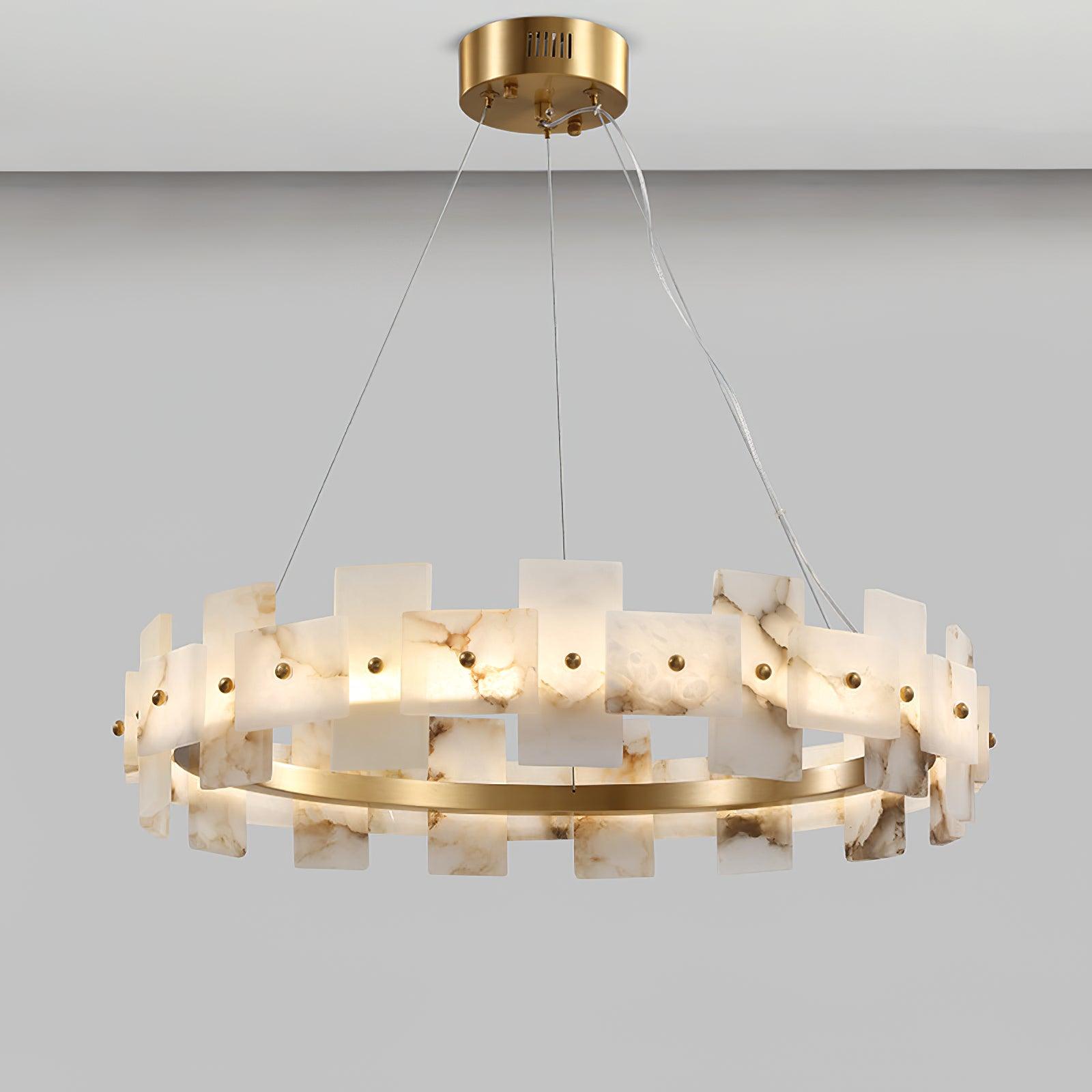Casolarae Alabaster Chandelier Light - Blowlighting