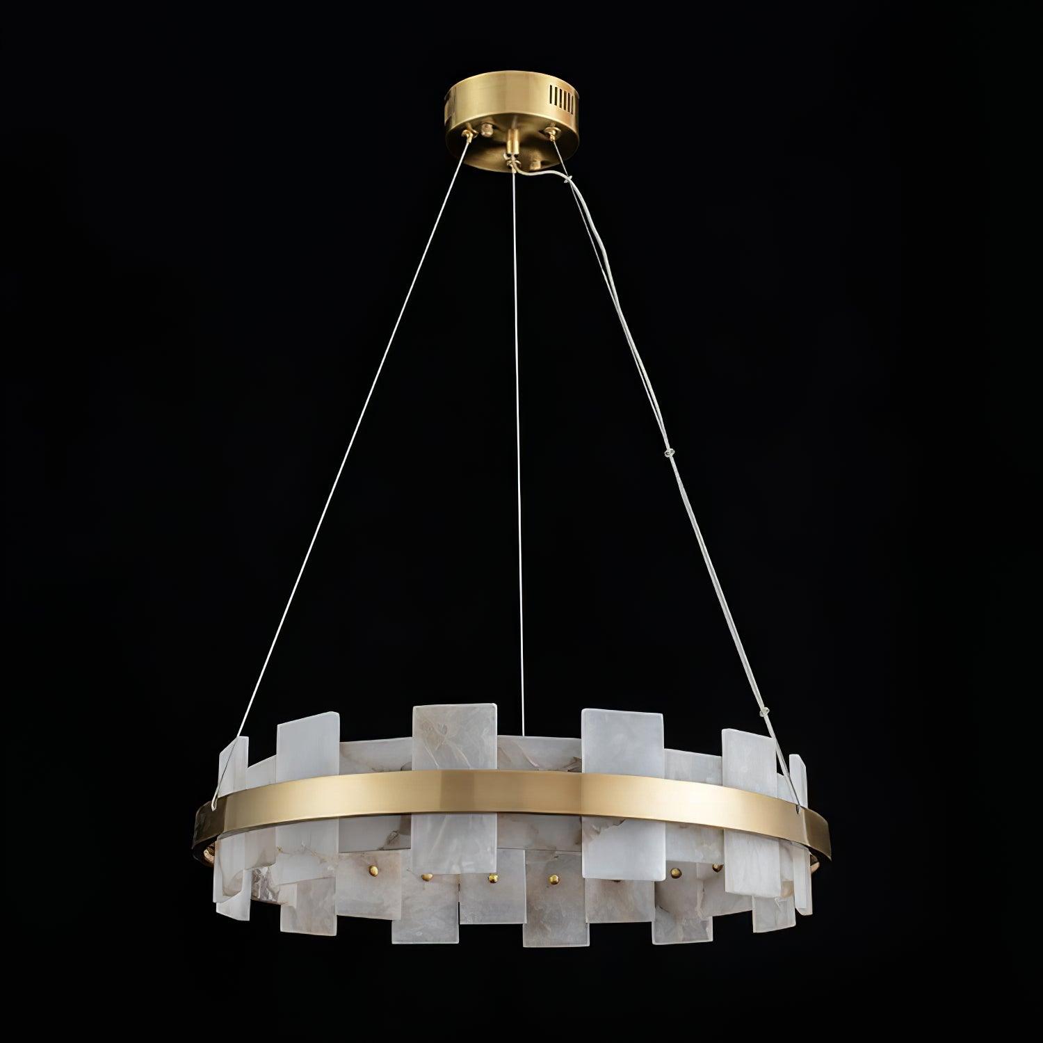 Casolarae Alabaster Chandelier Light - Blowlighting